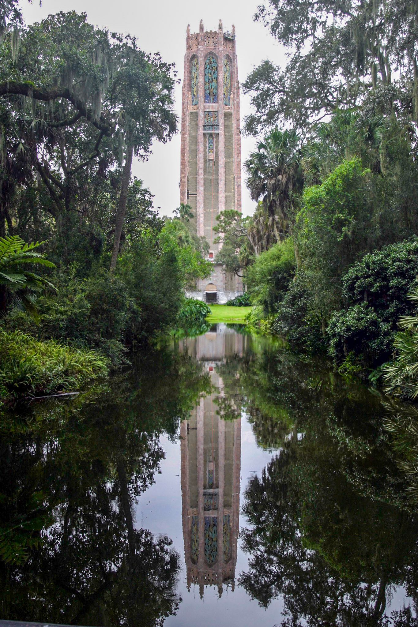 Bok Tower reflections - Bok Tower Gardens, Lake Wales, Florida