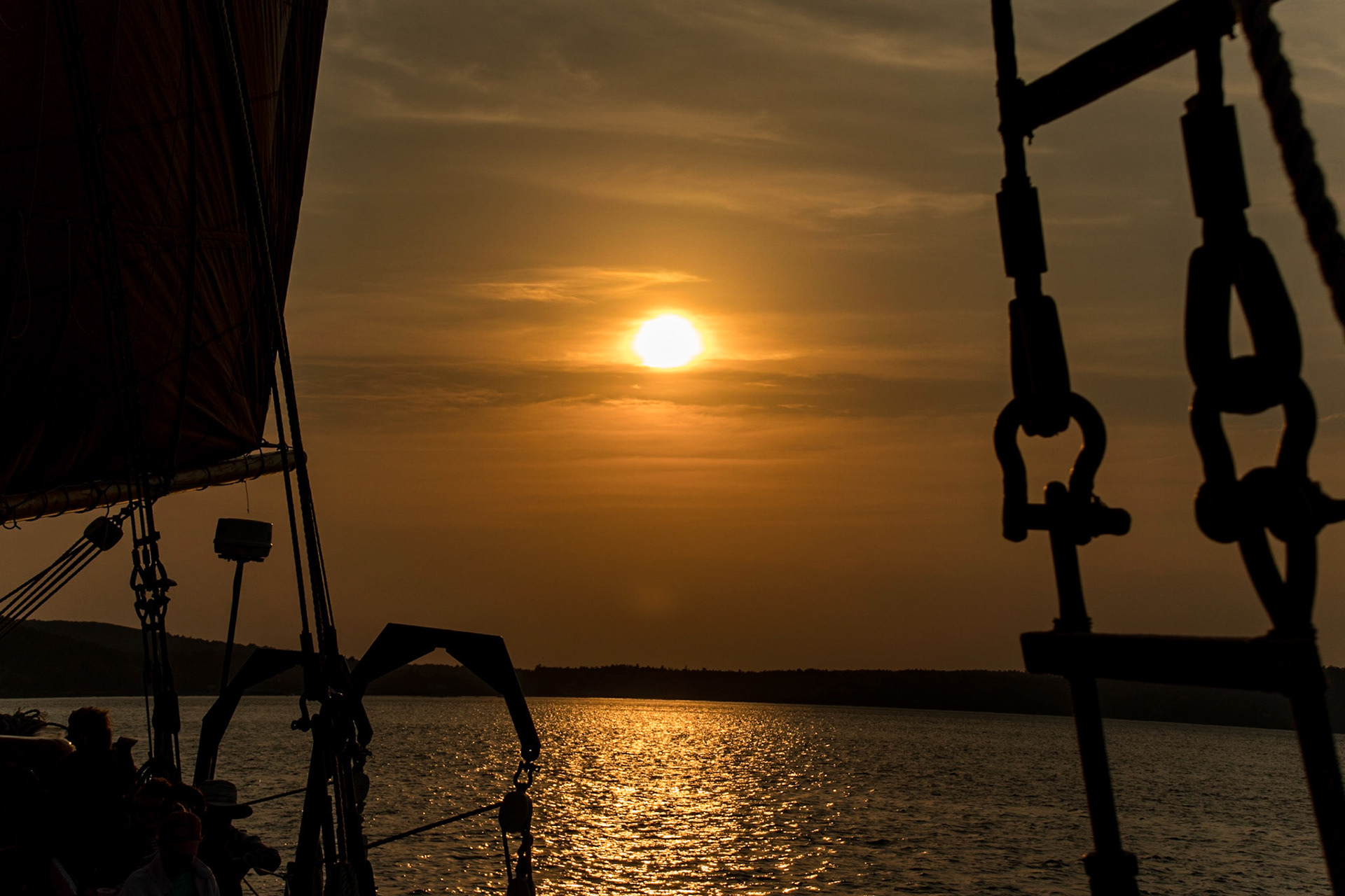 Sunset on the Margaret Todd - Bar Harbor, Maine