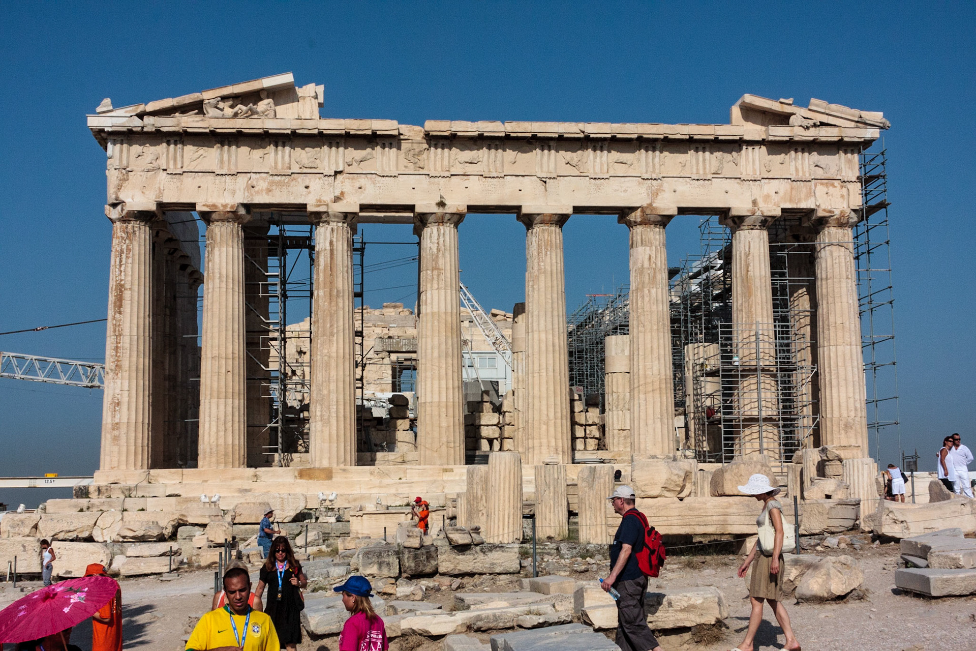 The Parthenon temple on the Athenian Acropolis - Athens, Greece