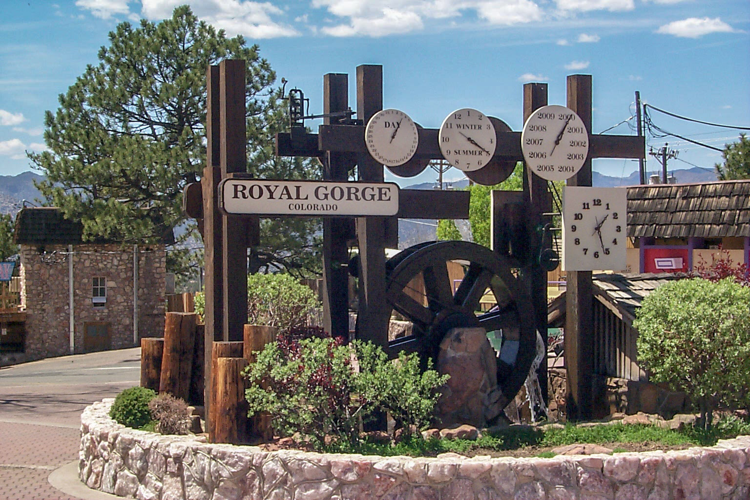 Royal Gorge (this clock was destroyed in 2013 wild fire and later rebuilt) - Canon City, CO