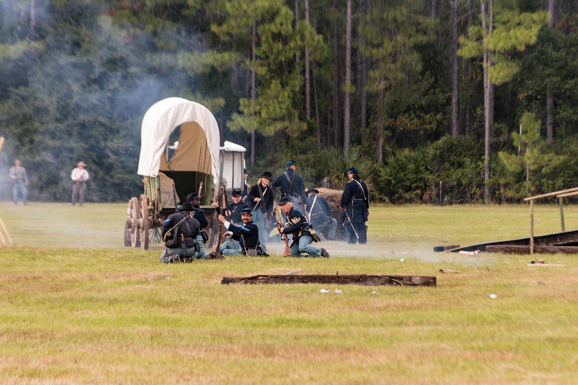 Civil War Re-enactment of Battle of Horse Landing - Rodeheaver's Boys Ranch, Palatka, FL