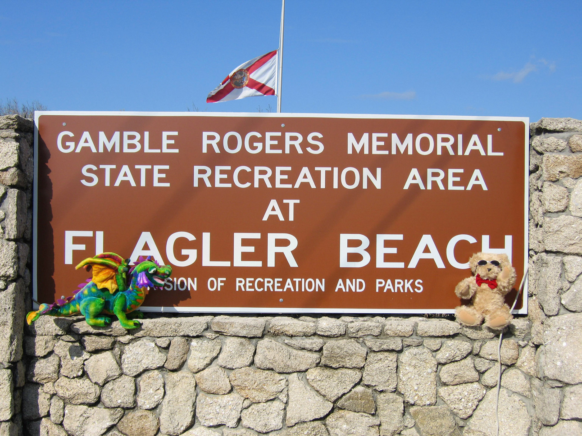 Camping at Gamble Rogers - Flagler Beach, Florida