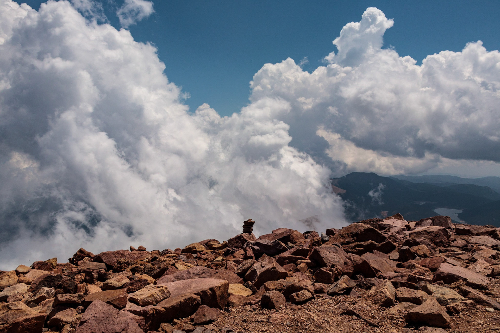 Above the Clouds, Pikes Peak summit - Colorado Springs, Colorado