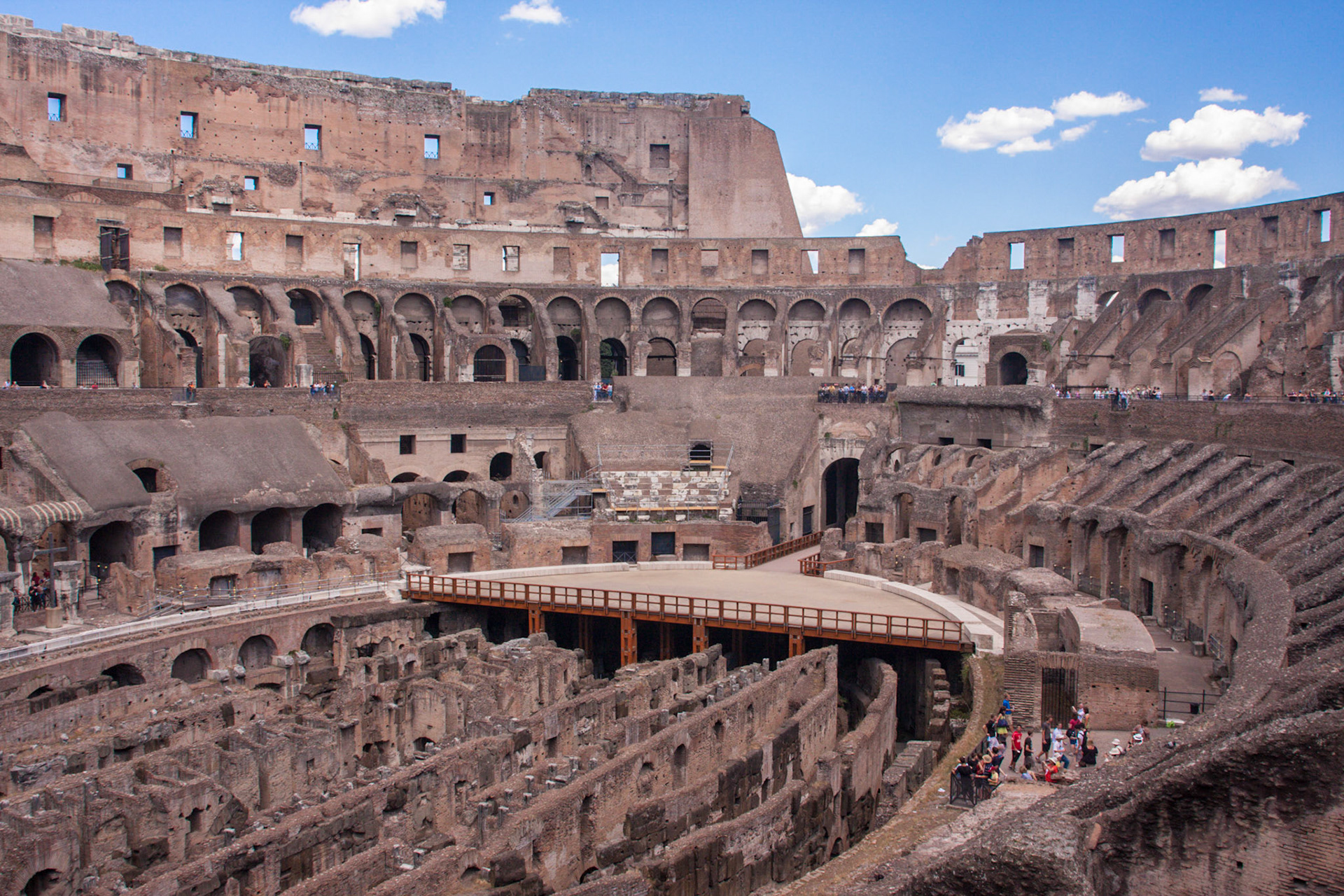 Inside the Colosseum - Rome, Italy