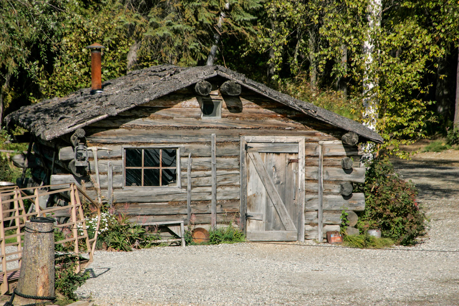 Replica settlers home - Fairbanks, Alaska