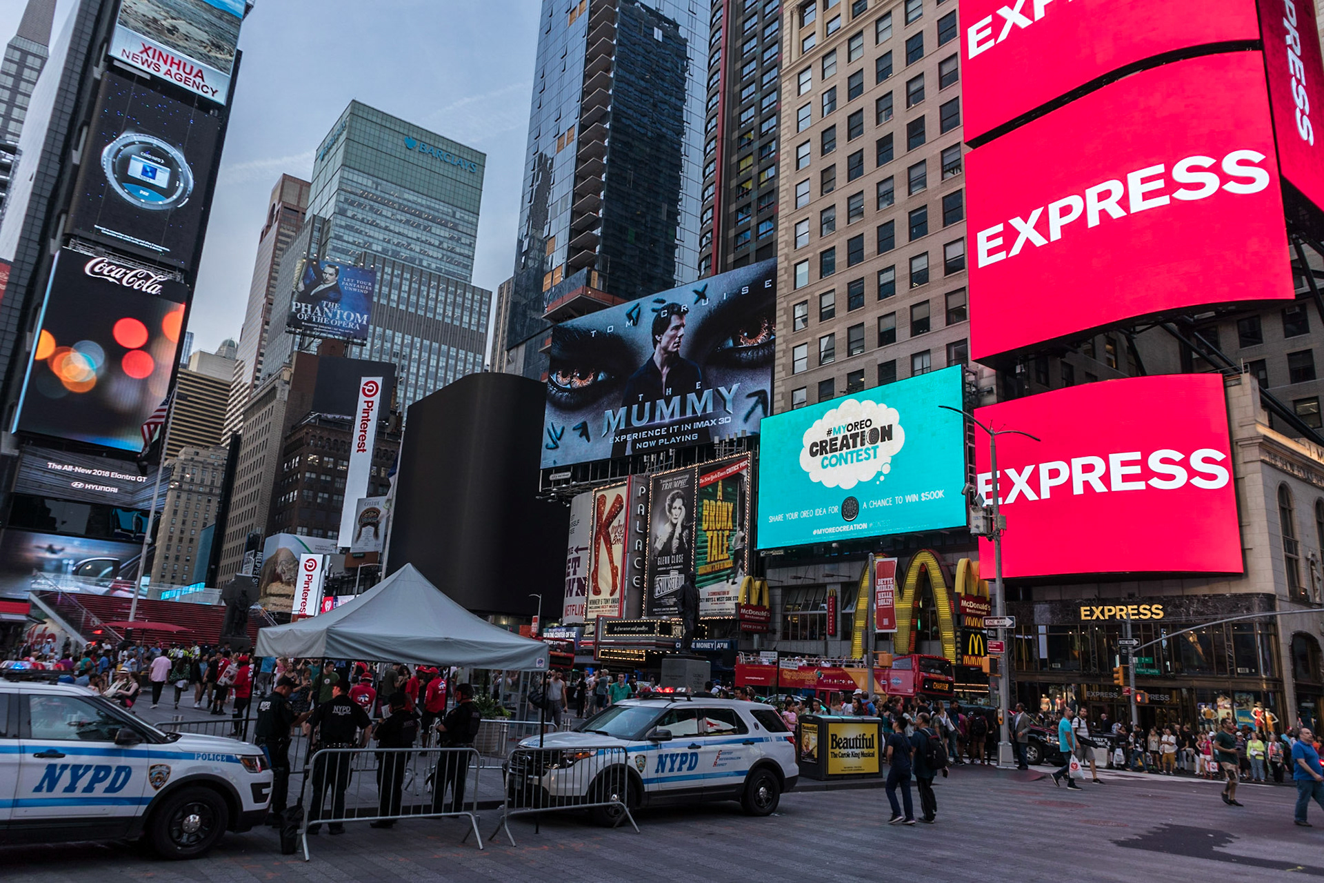 Walking down Broadway - New York, New York City
