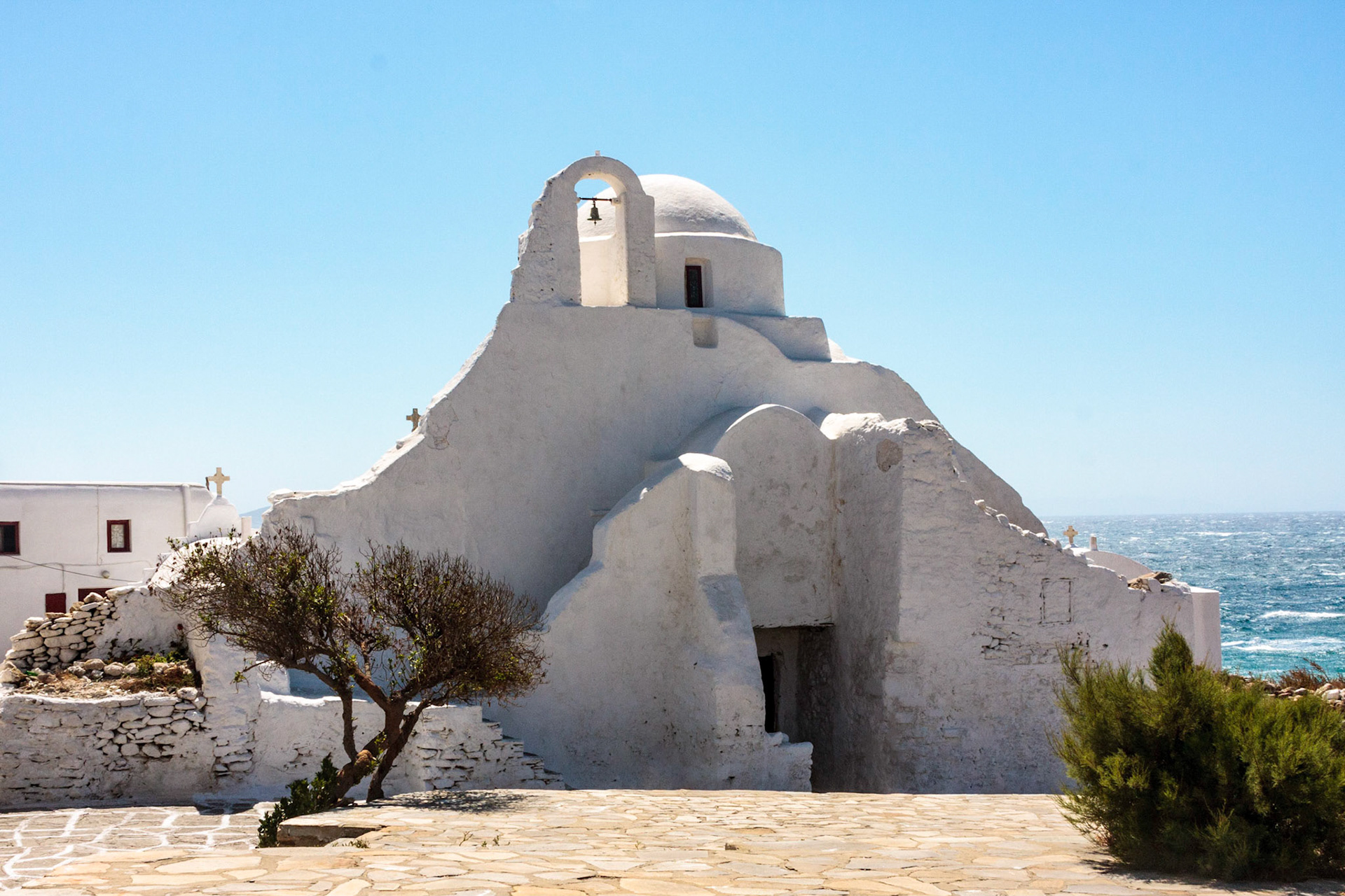 Seaside church - Mykonos, Greece