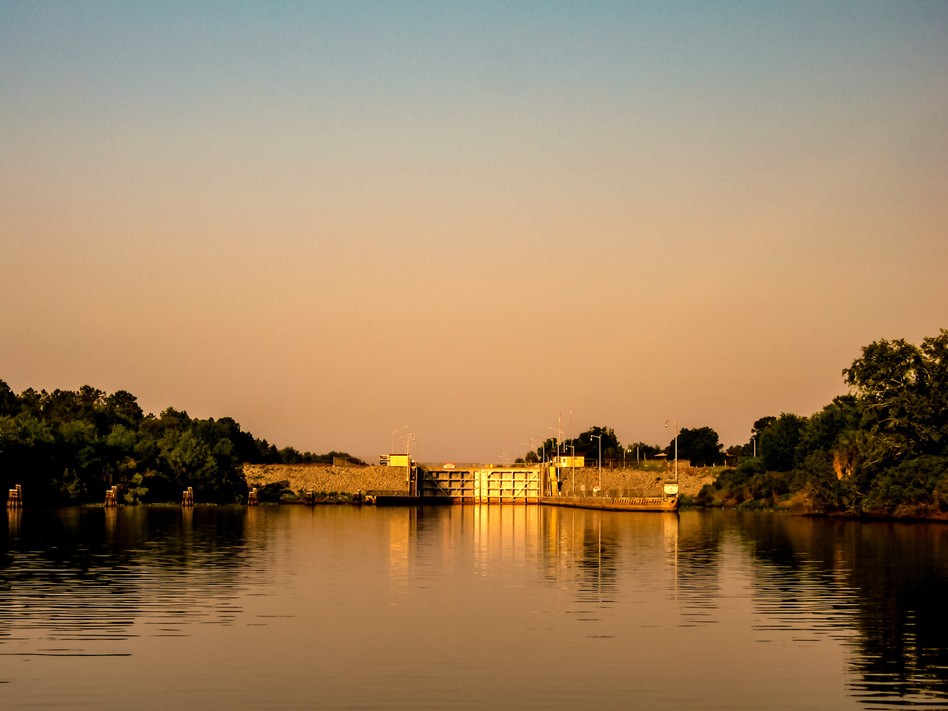 Rodman Dam Lock, Florida