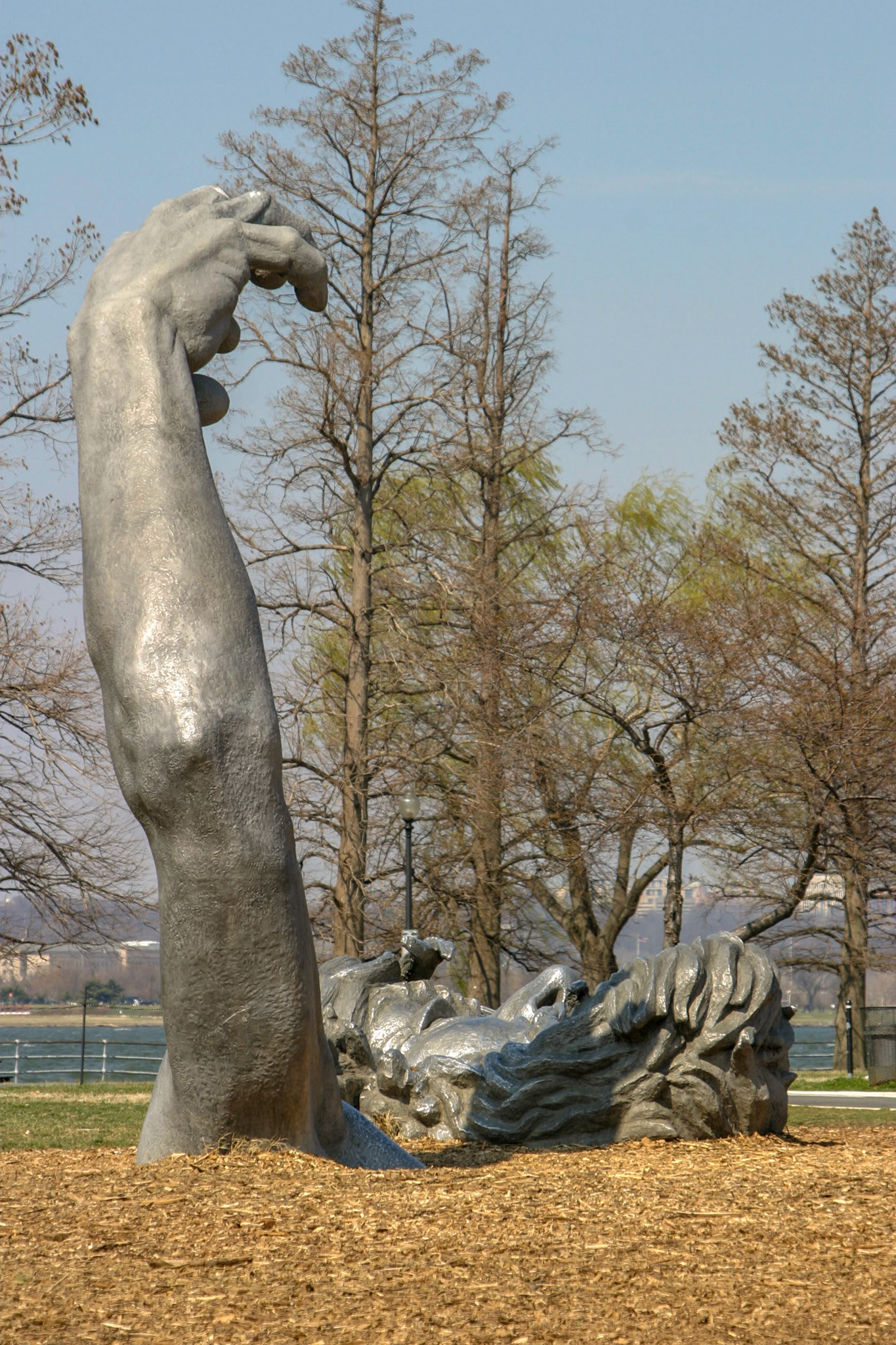 The Awakening statue - Hanes Point, Washington DC