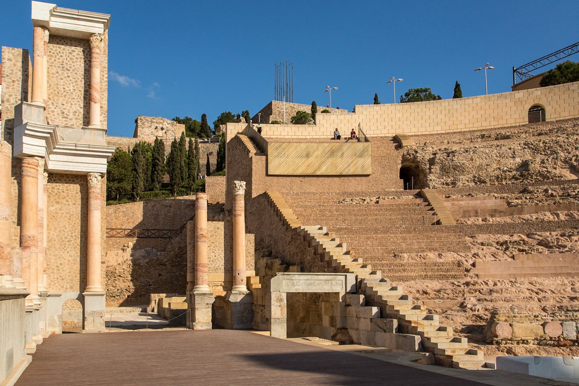 Ancient Roman Theater ruins - Cartagena, Spain