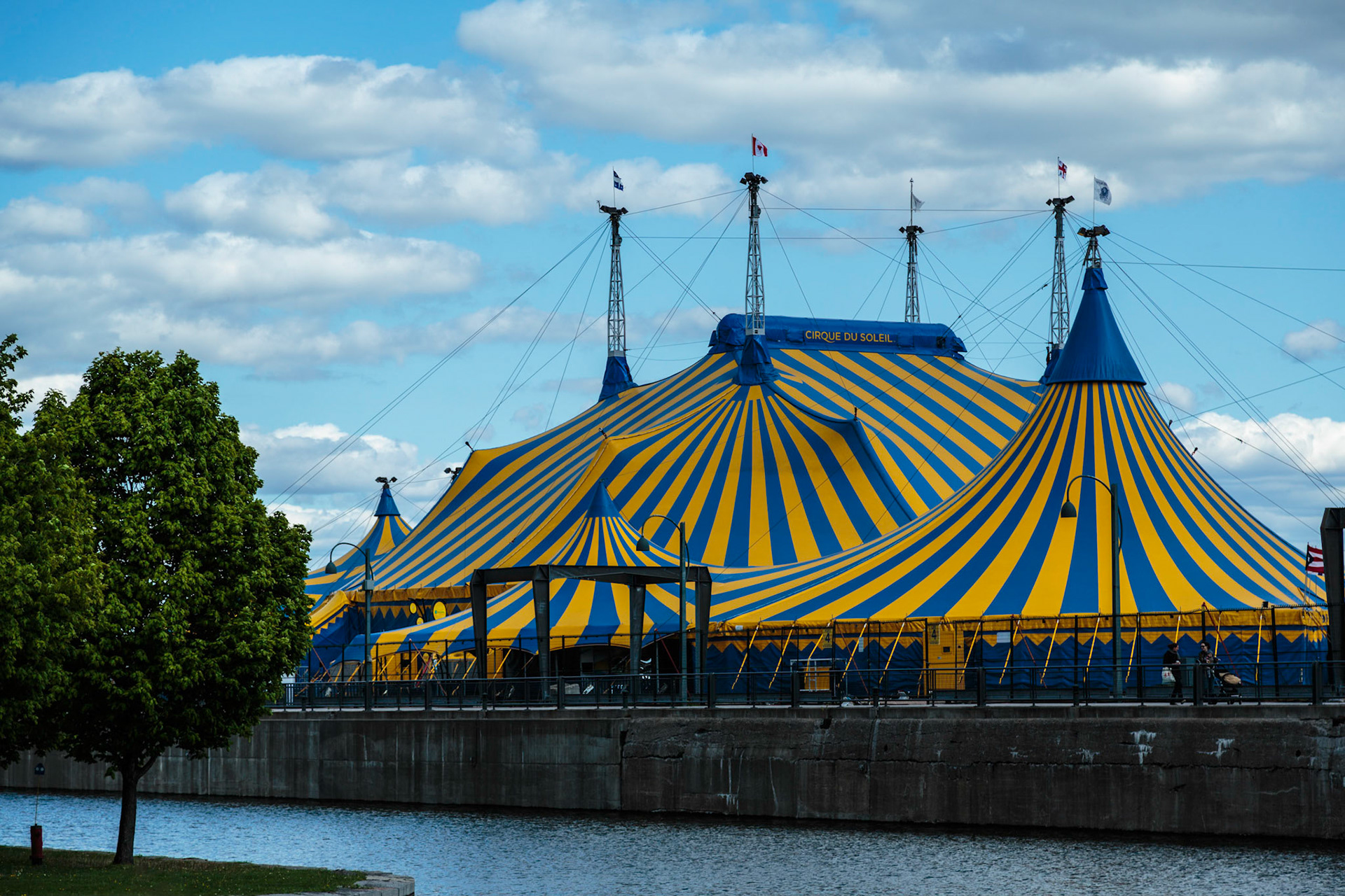 Cirque du Soleil tents - Montreal, Canada