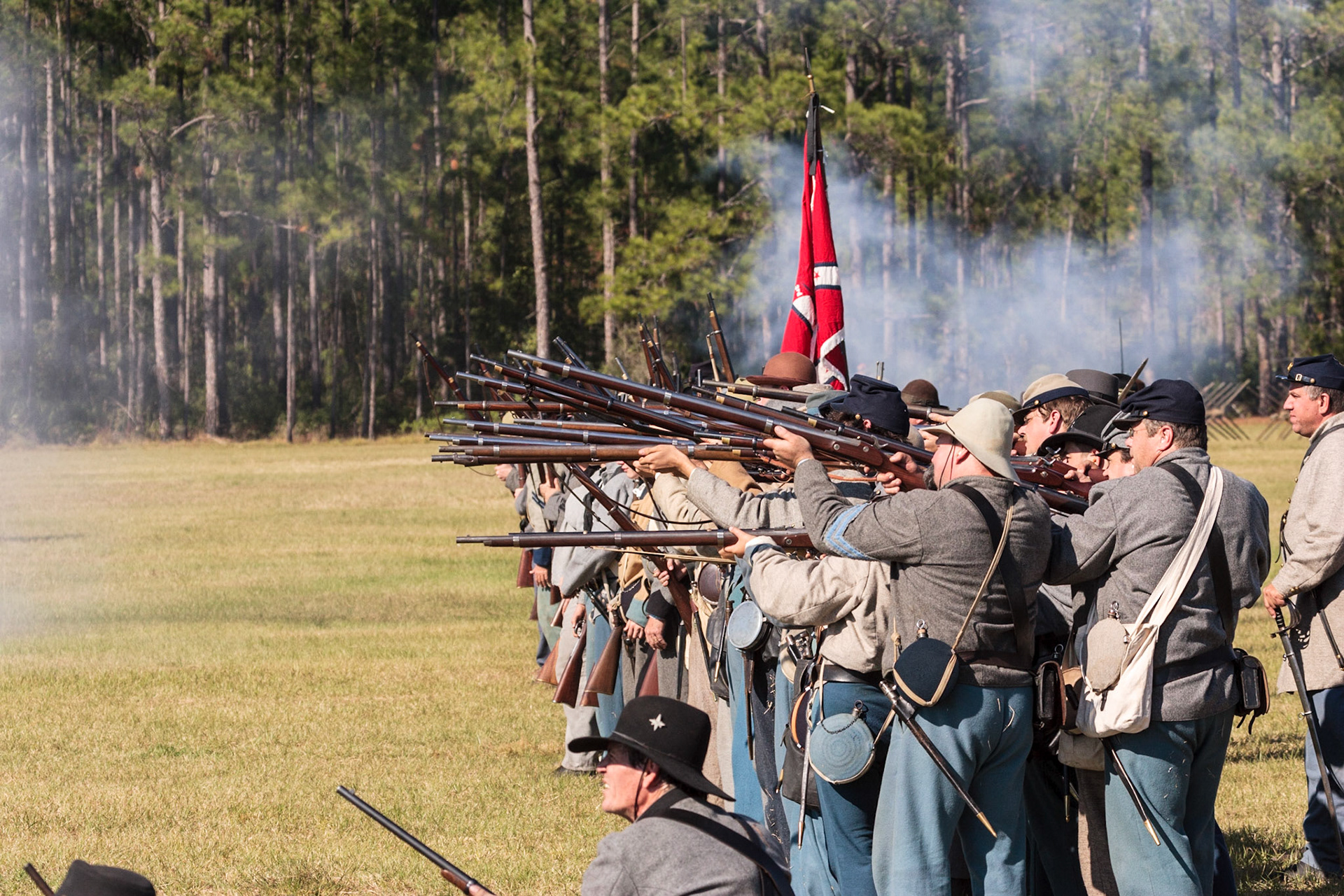 Civil War Reenactment of the Battle of Horse Landing - Rodeheavers Boys Ranch, Palatka, FL