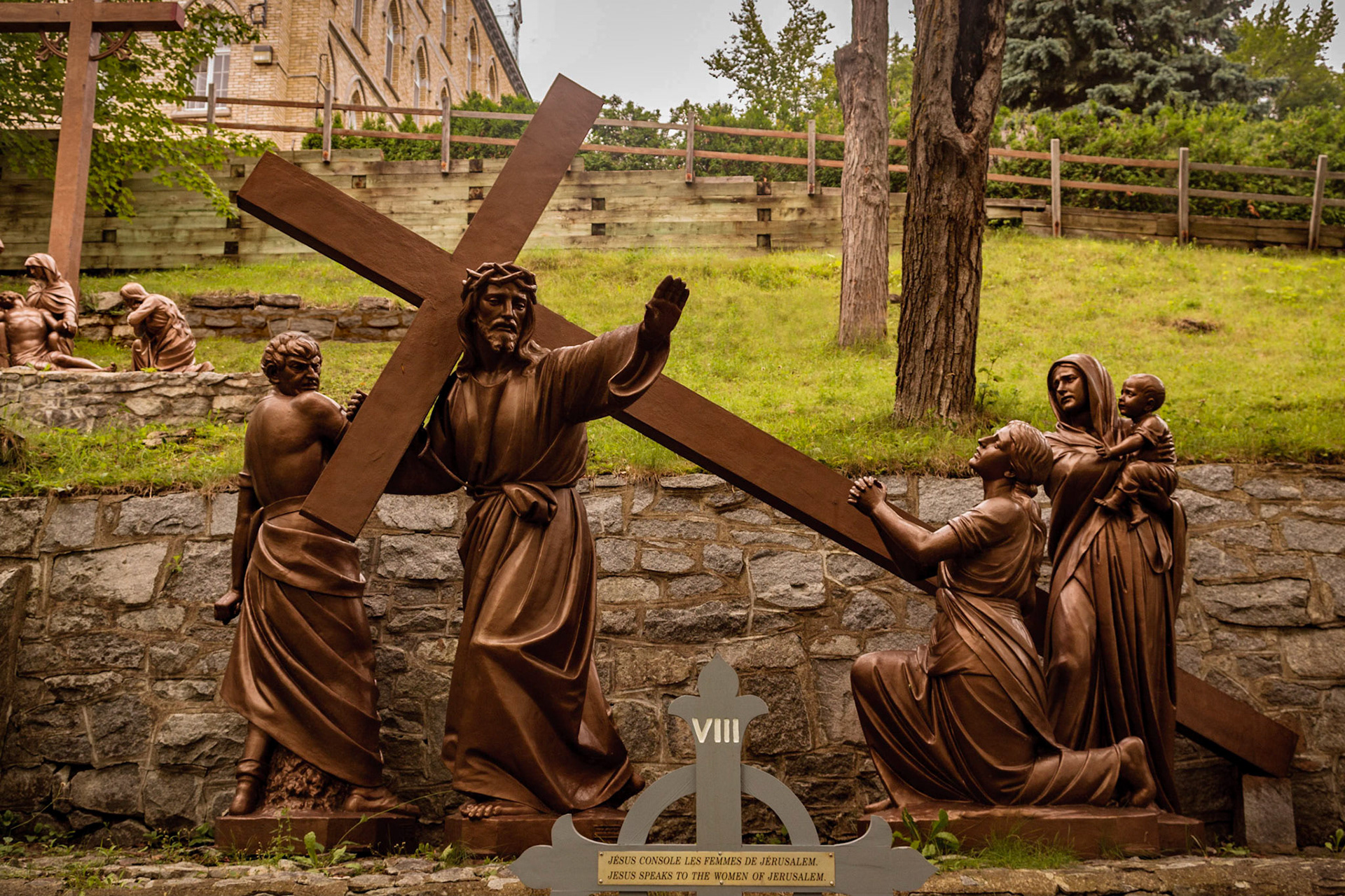 Stations of the Cross, Basilica of St Anne de BeauprƩ - Quebec, Canada