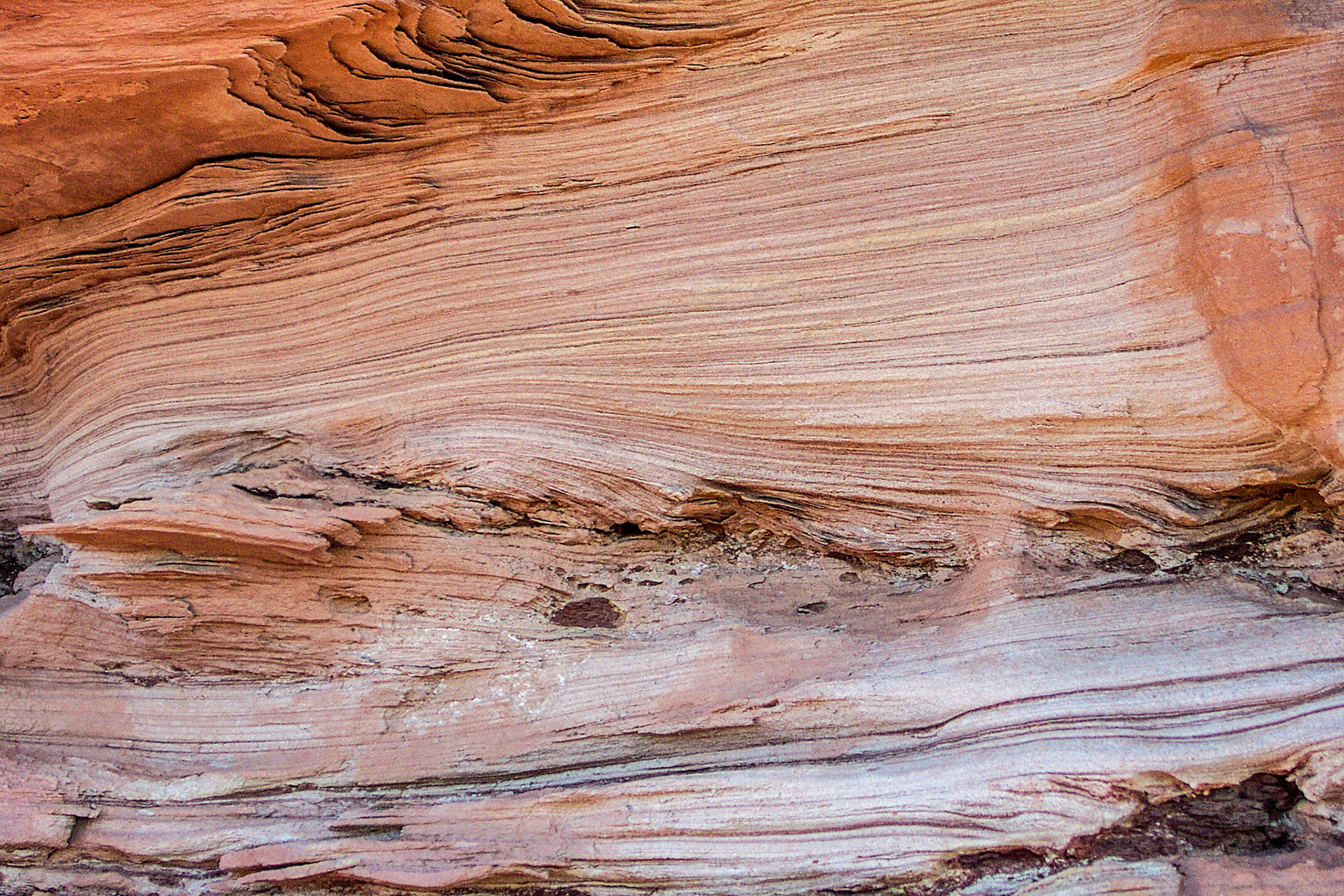 Sand Stone strata at Grand Canyon - Grand Canyon National Park, Arizona