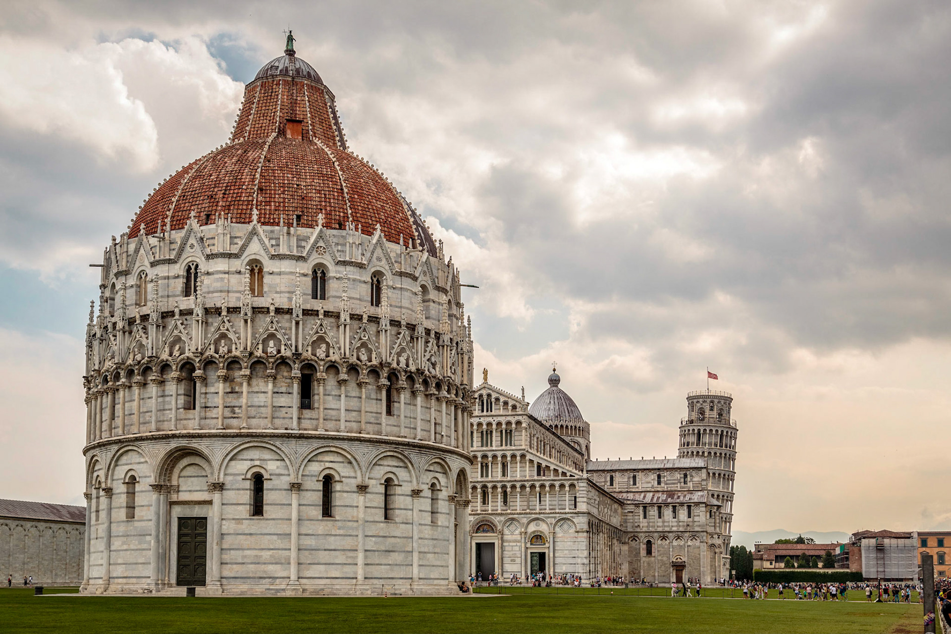 Leaning Tower of Pisa (bell tower), Baptismal and cathedral - La Spezia, Pisa, Italy
