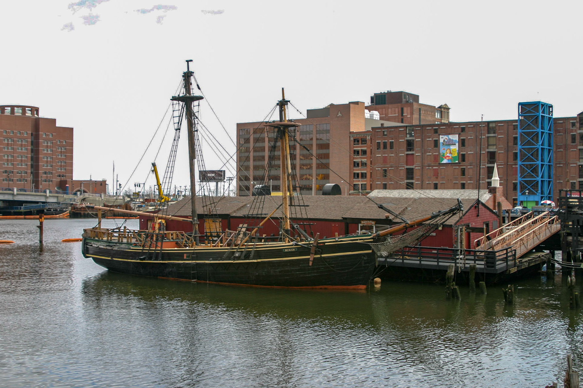 Replica of the Brig Beaver, part of the Boston Tea Party - Boston, MA