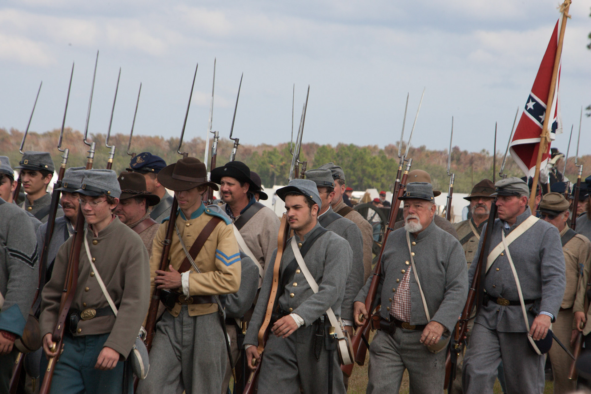 Civil War Re-enactment of Battle of Horse Landing - Rodeheaver's Boys Ranch, Palatka, FL