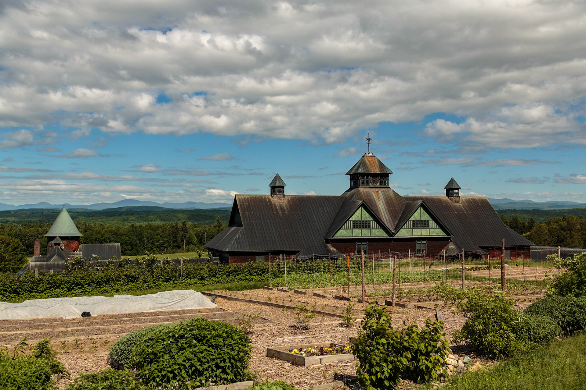 Vegetable plots - Shelburne Farms, Shelburne, Vermont