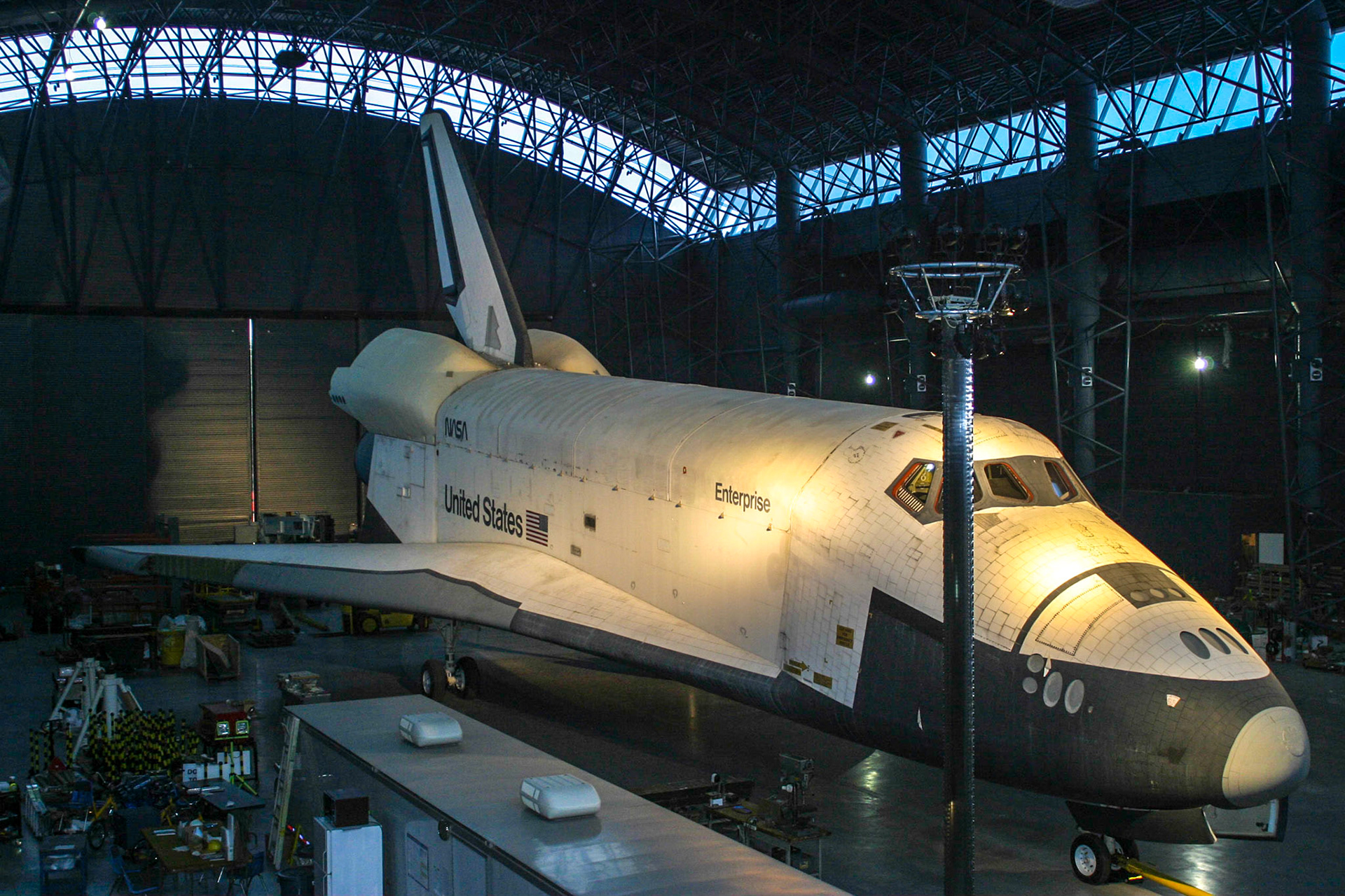 Space shuttle Enterprise - Air & Space Museum Extension, Dulles International Airport, Washington DC