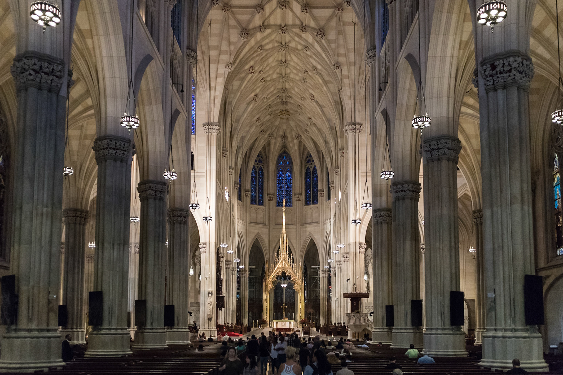 Inside St Patricks Cathedral - New York, New York City