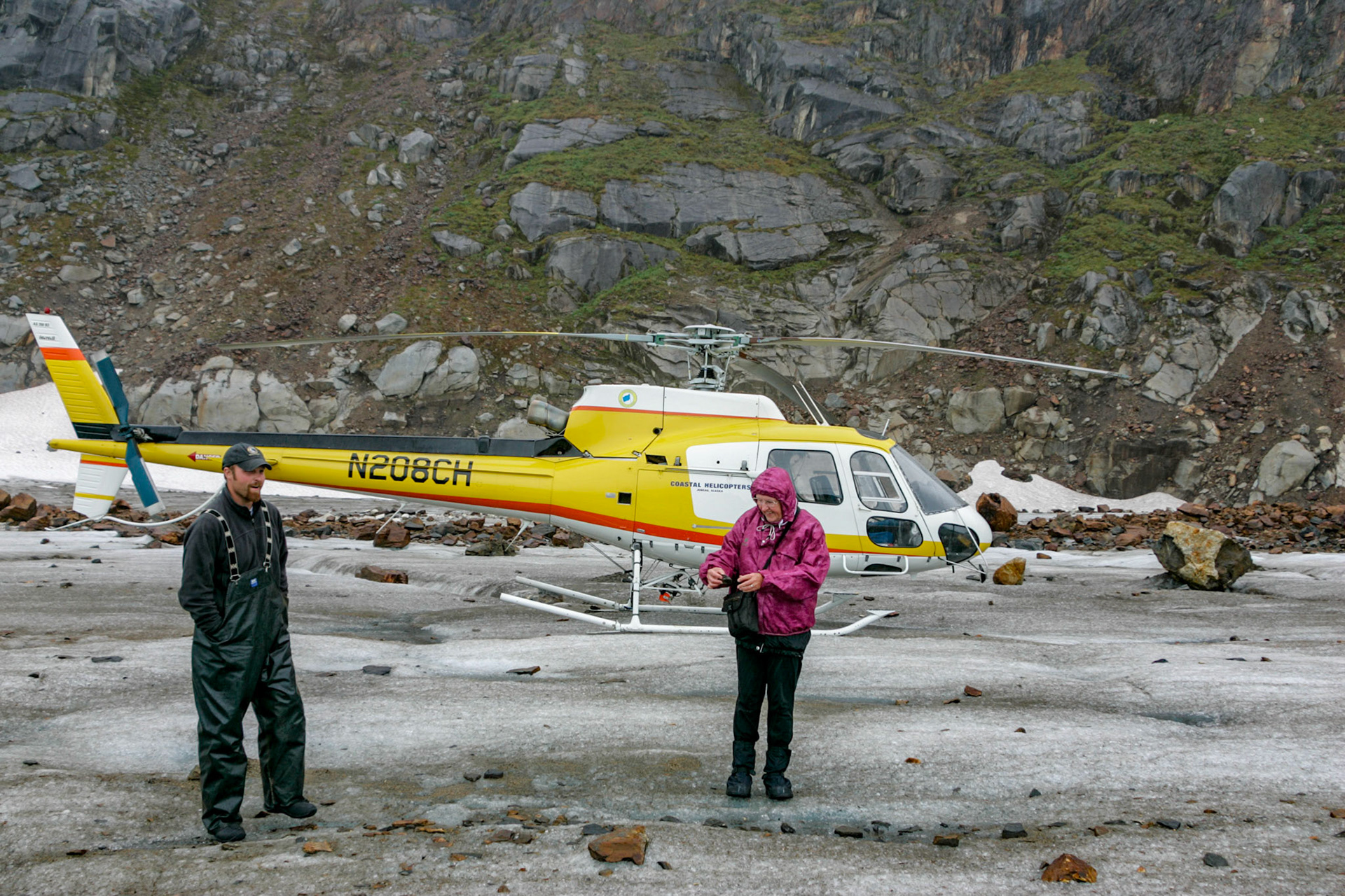 Took helicopter tour from Juneau to glacier - Juneau, Alaska