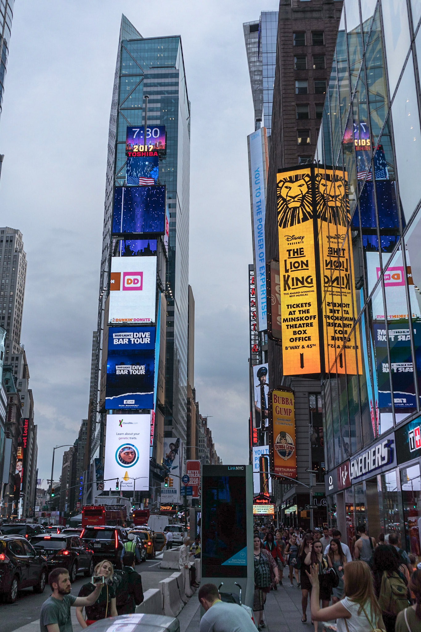 Walking down Broadway - New York, New York City