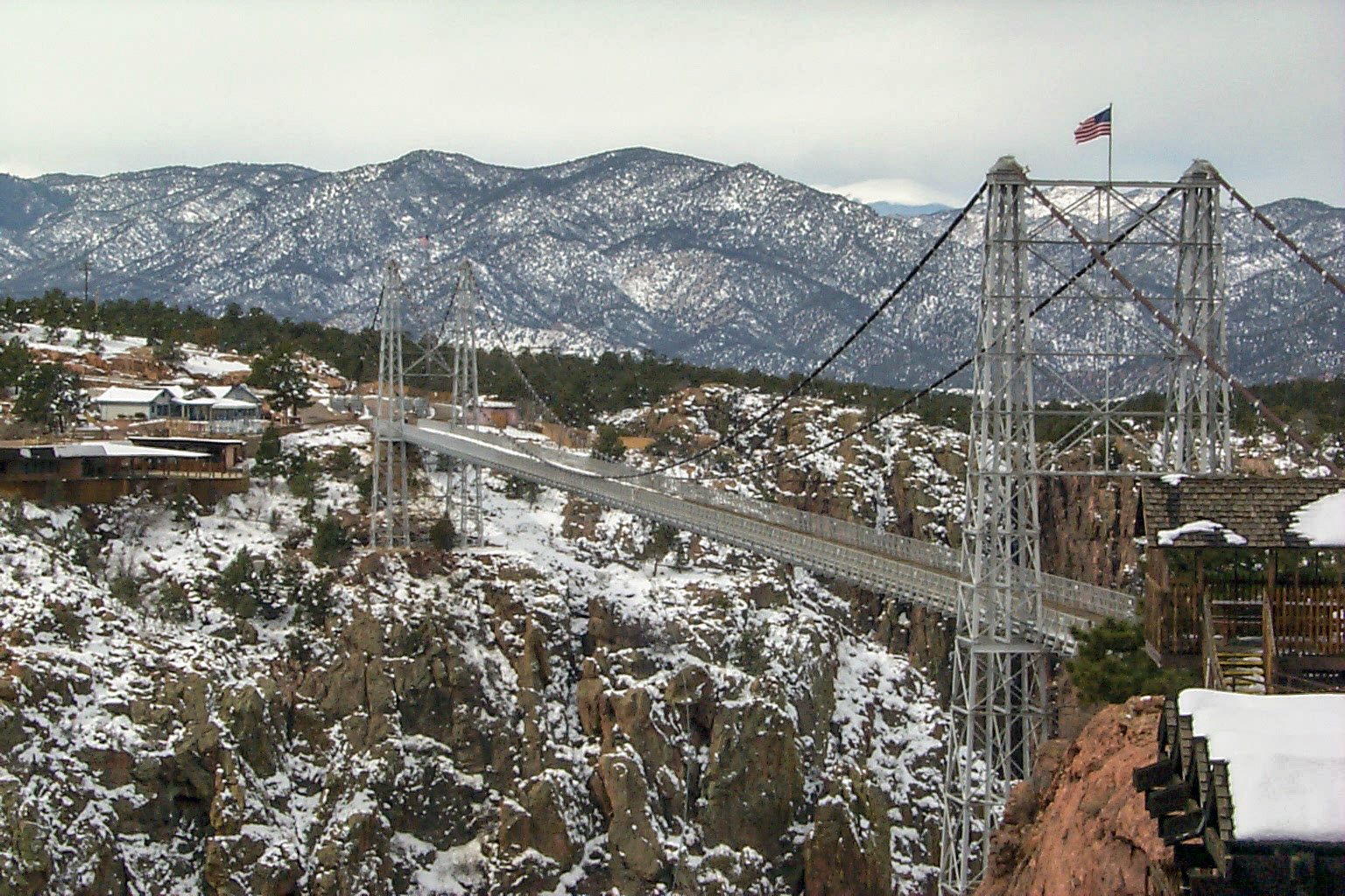 Suspension bridge at Royal Gorge - Royal Gorge, Canon City, Colorado