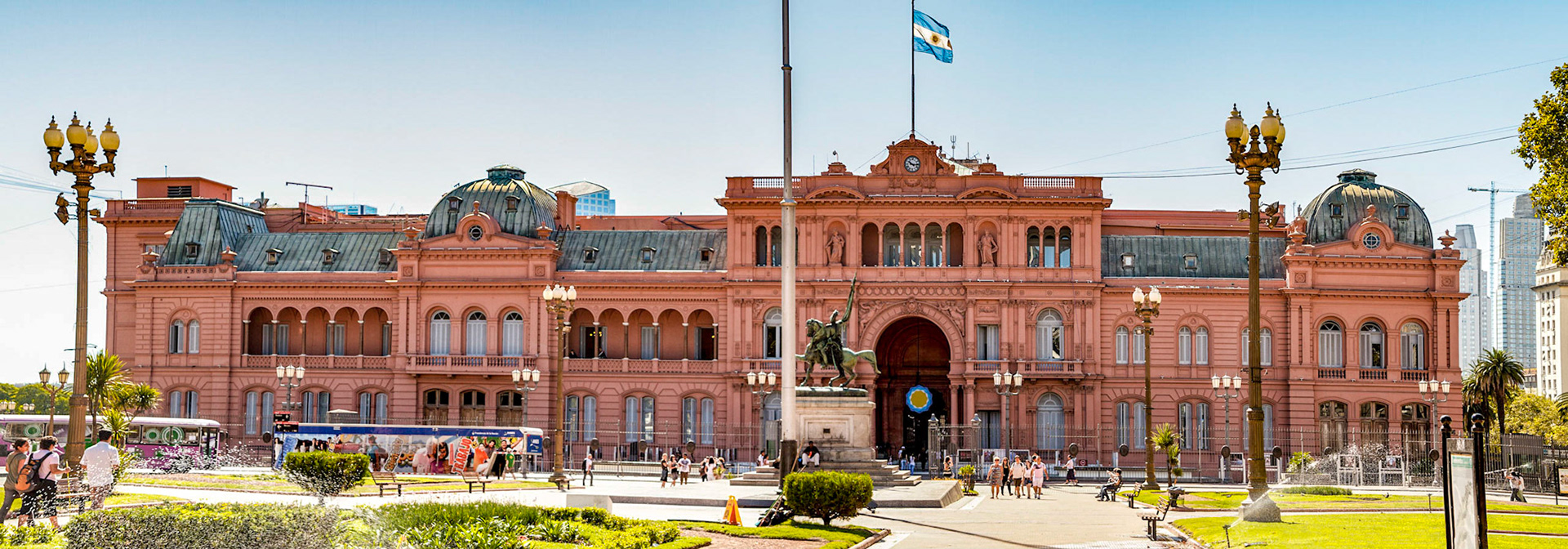 Casa Rosada is the executive mansion and office of the President of Argentina - Buenos Aires, Argentina