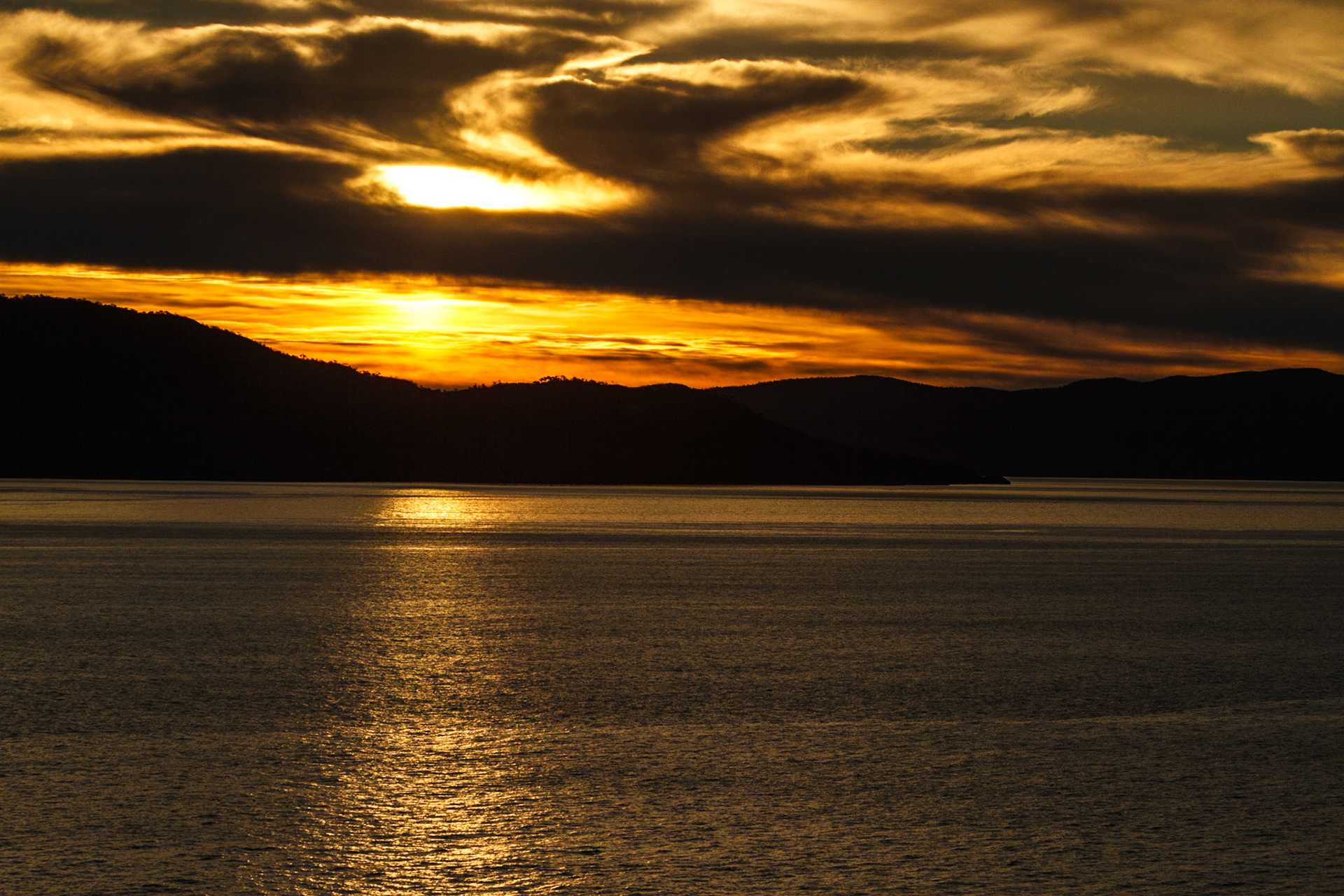 Chilian Fjords at night