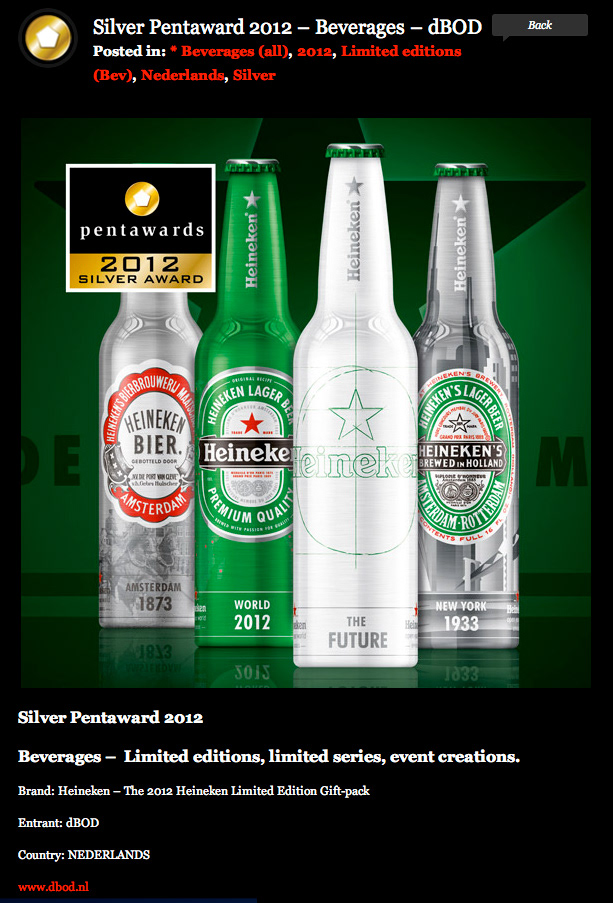 Heineken Limited editions / Dbod