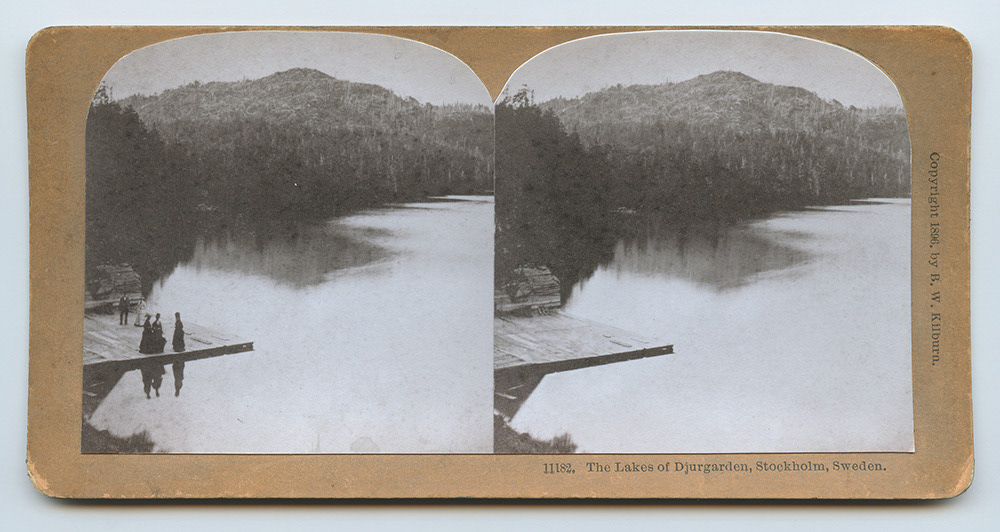 Stereoview: The Lakes of Djurgarden. Greg Sand.