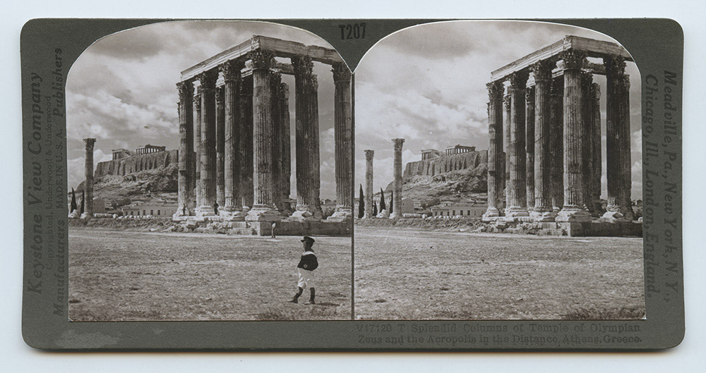 Stereoview: The Temple of Olympian Zeus. Greg Sand.