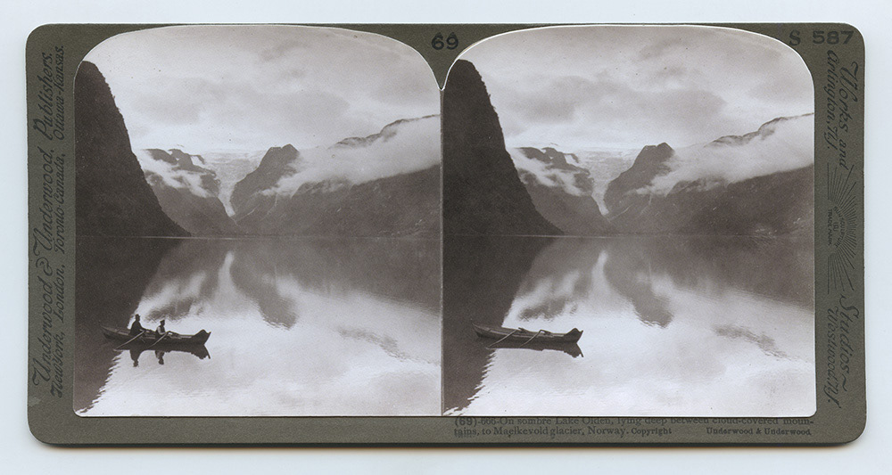 Stereoview: Lake Olden. Greg Sand.