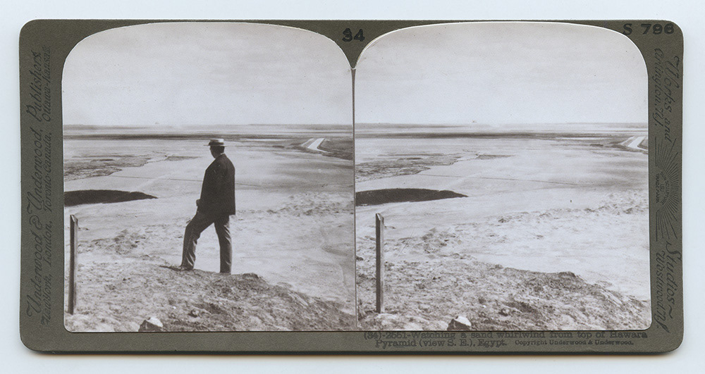 Stereoview: Hawara Pyramid. Greg Sand.