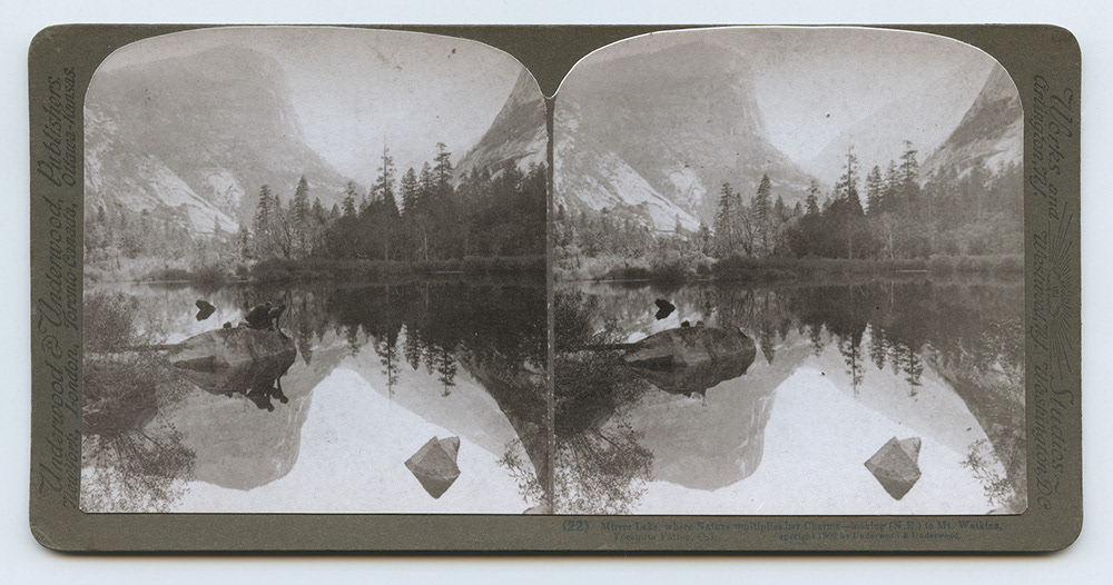 Stereoview: Mirror Lake. Greg Sand.