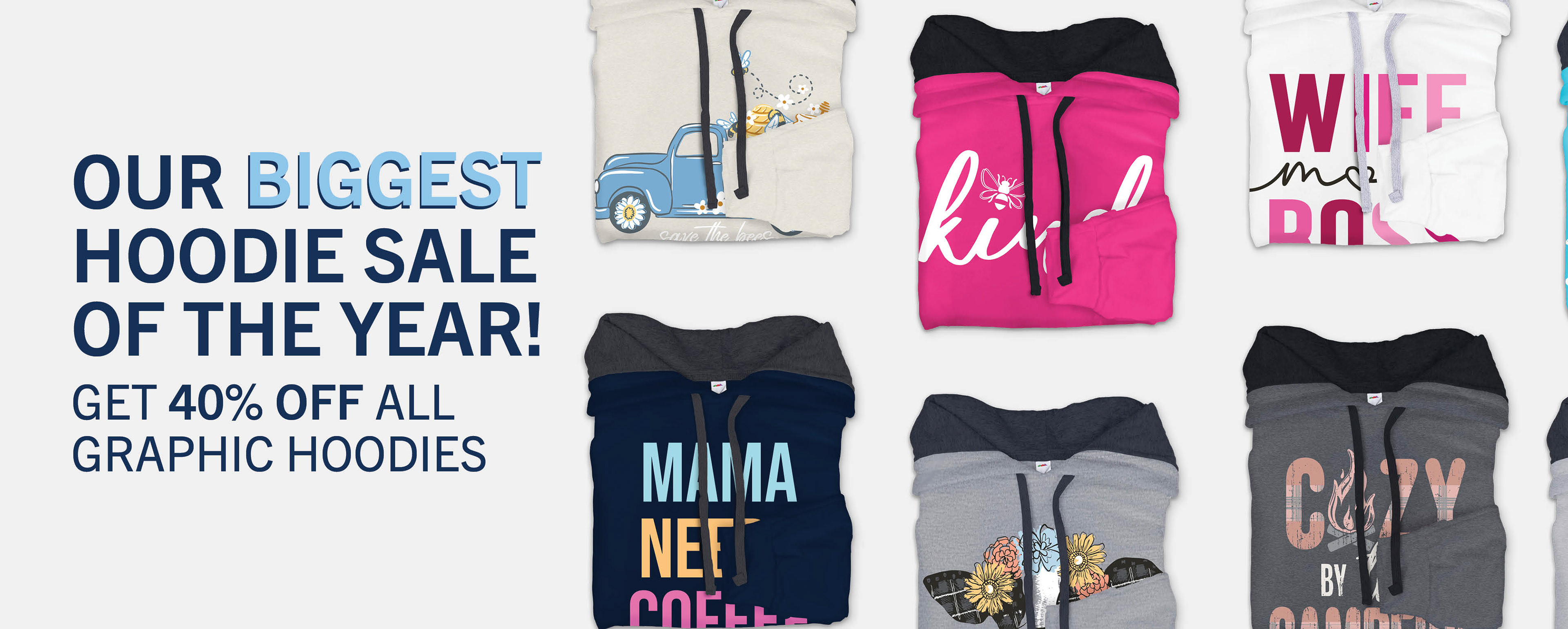 Main carousel graphic for fleece sale Campaign