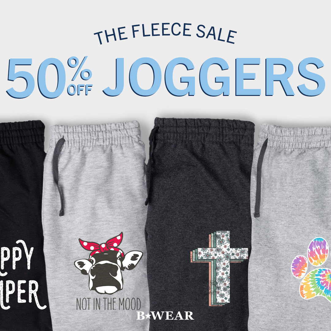Advertisement creative for fleece sale campaign