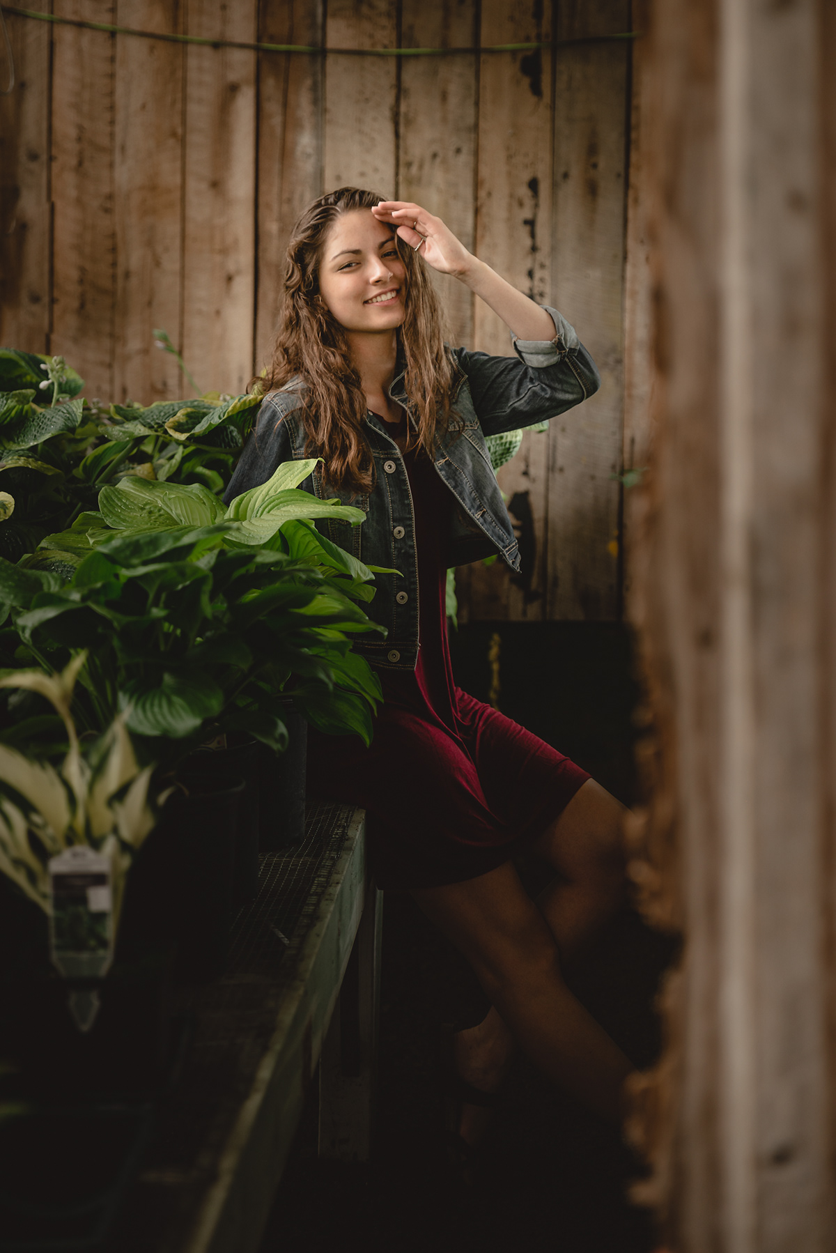 Amy Brownridge Photography Jess In The Greenhouse Senior 2019