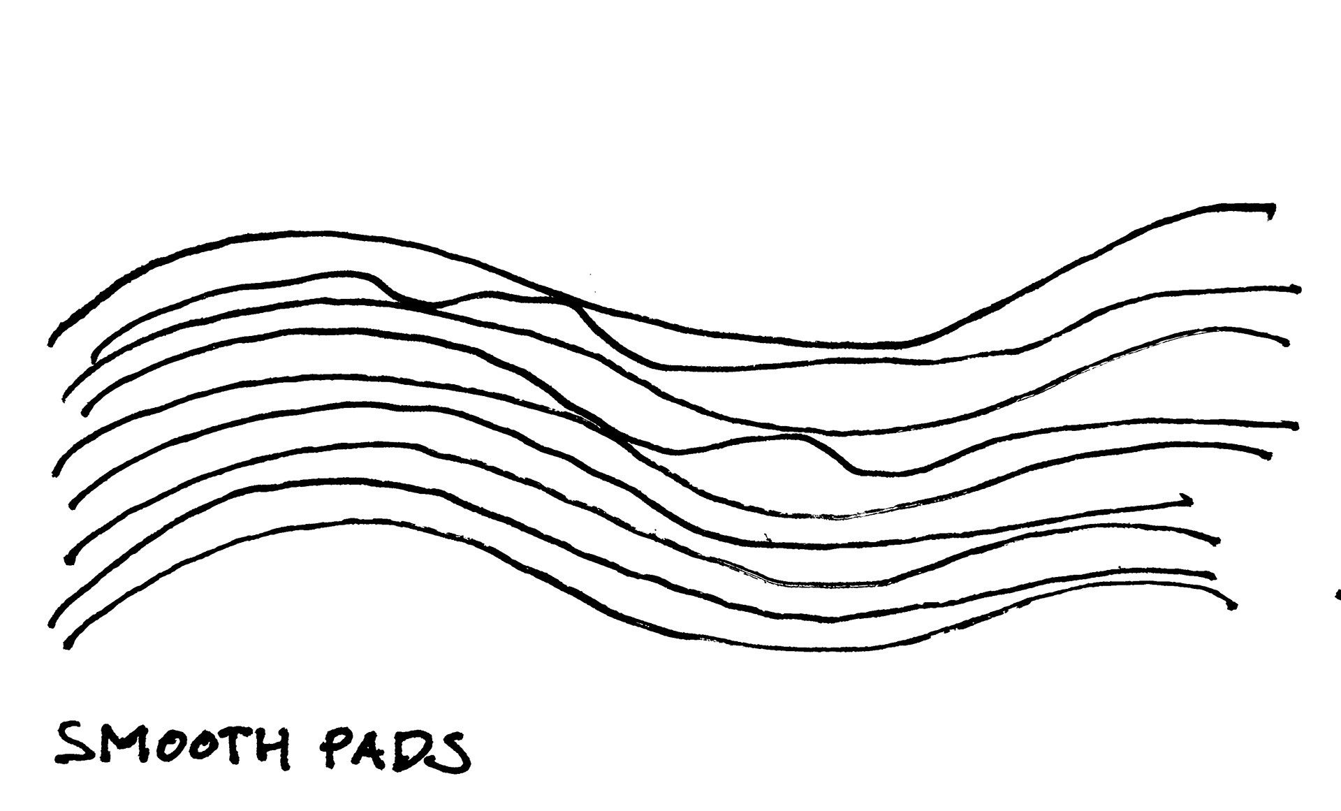 Sketch of smooth pads sound