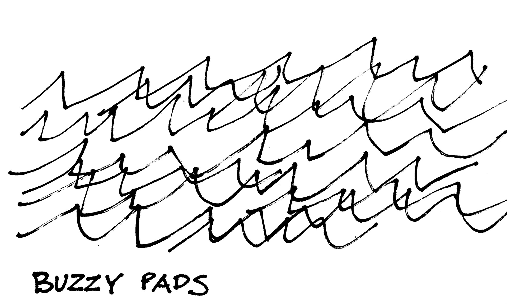 Sketch of buzzy pads sound