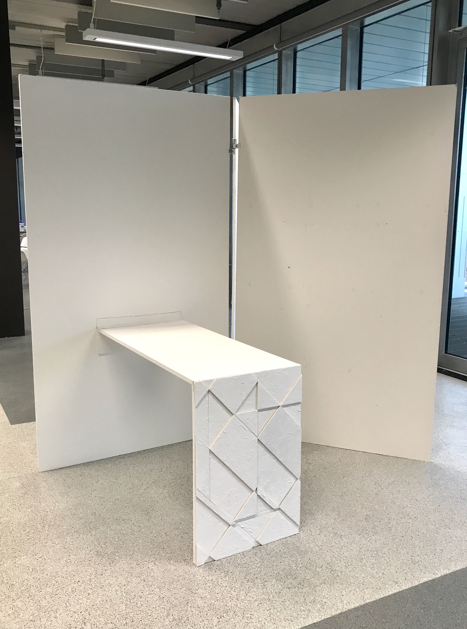 Table Installed in Exhibition Space