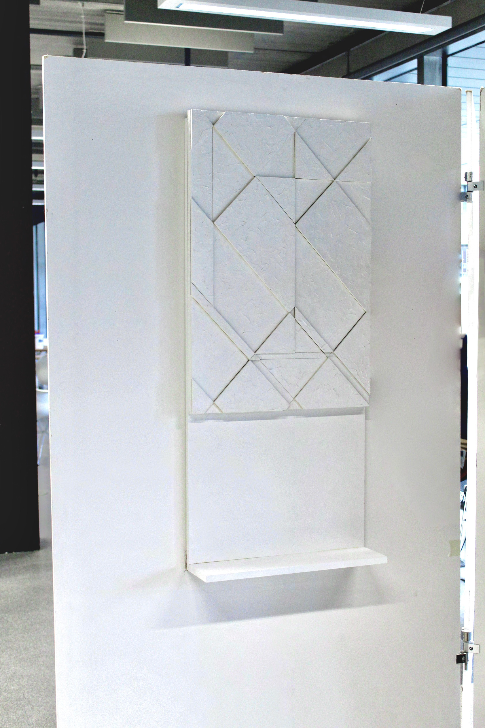 Table Folded onto Wall