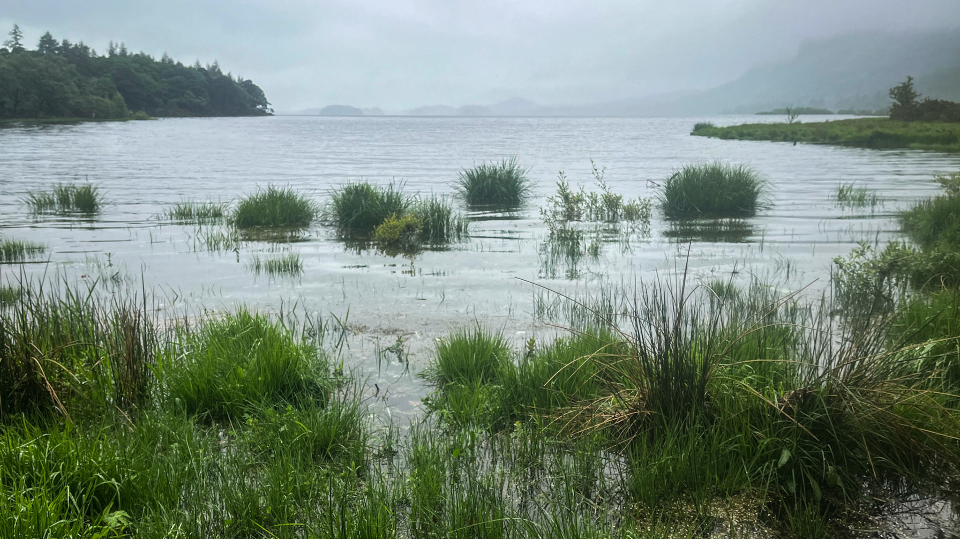 Looking back over the lake (Derwentwater, May 2024)