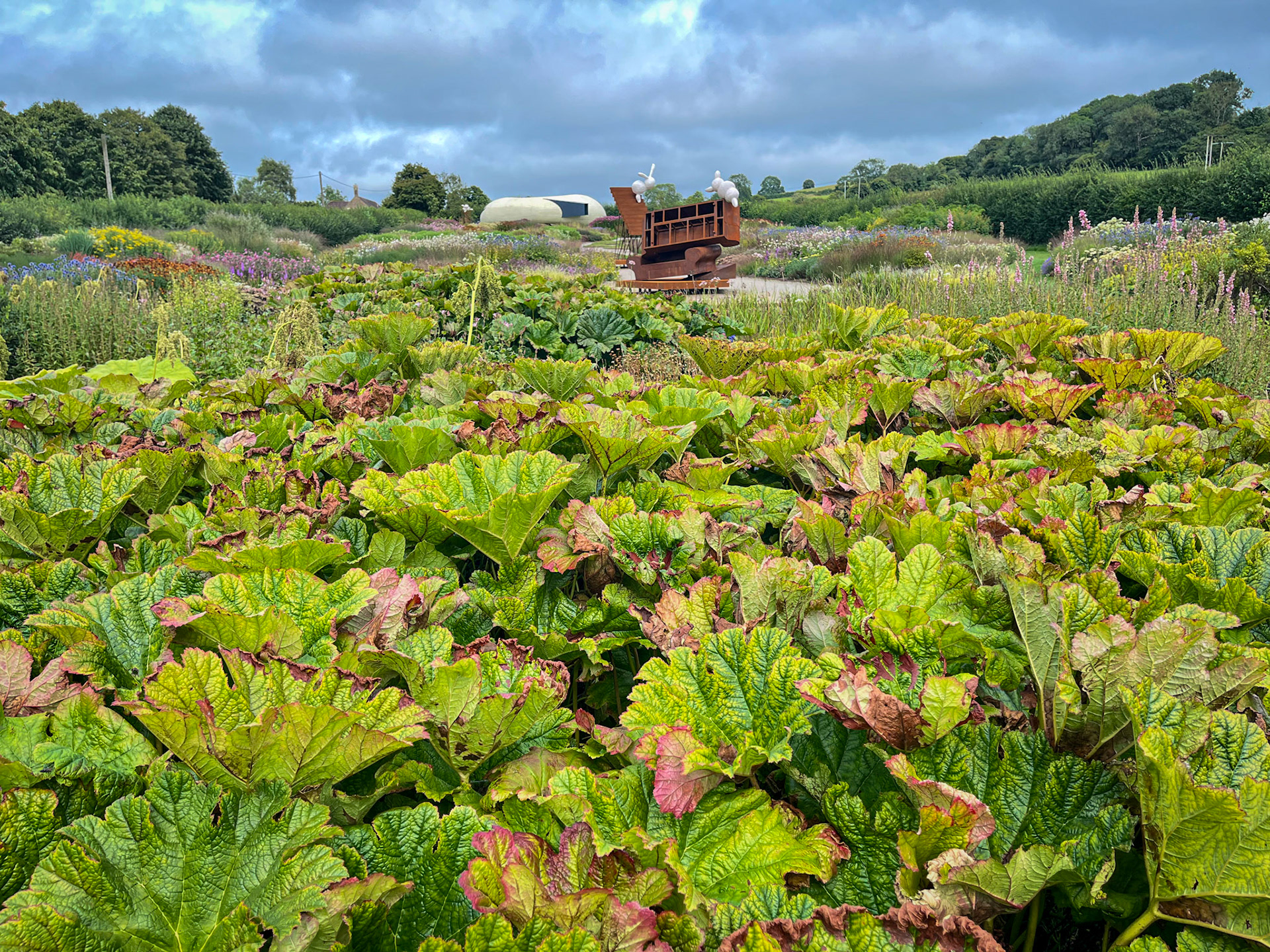 Installations in the Hauser and Wirth garden