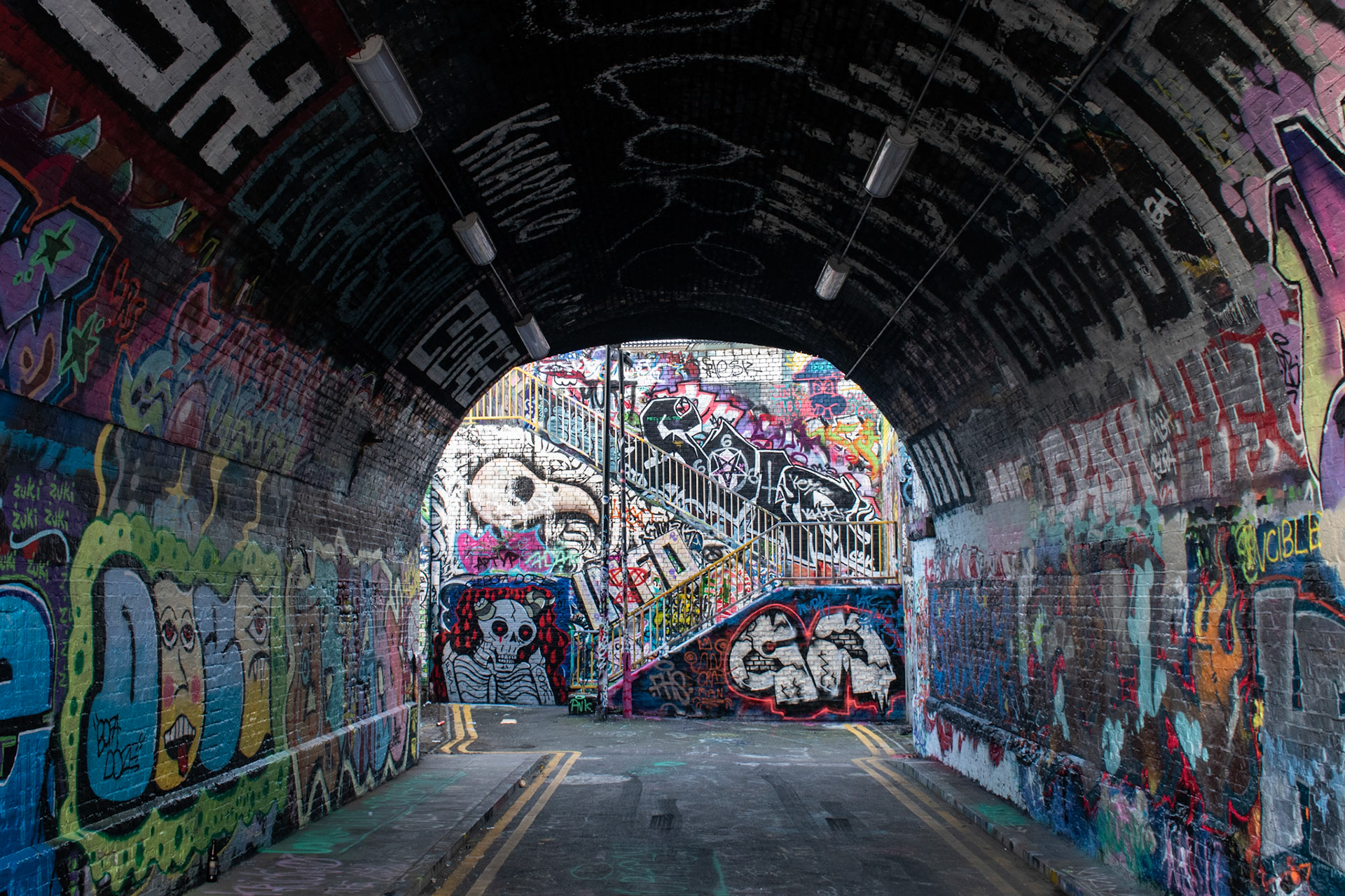 Shoreditch graffiti bridge - 1