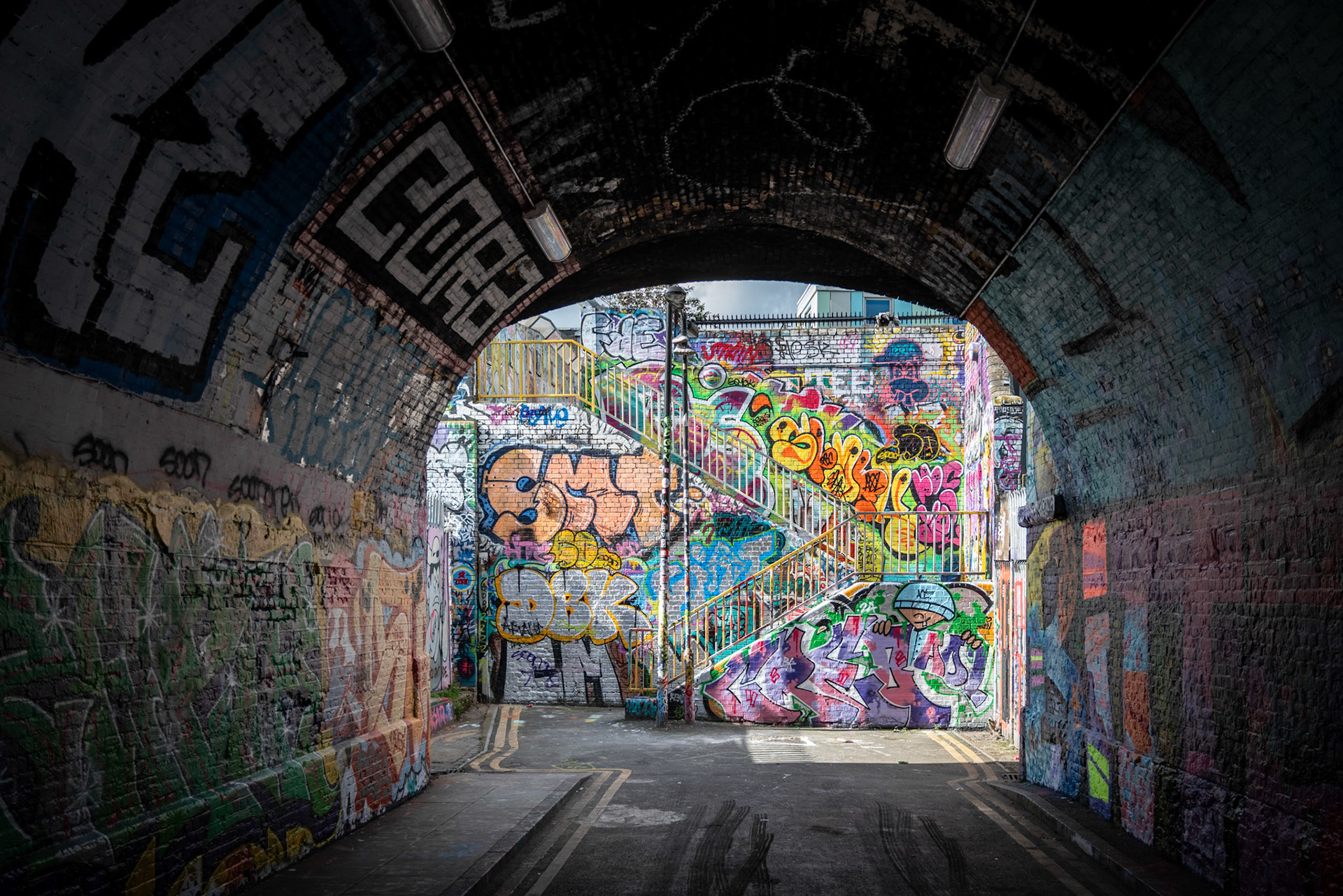 Graffiti stairs - 2
