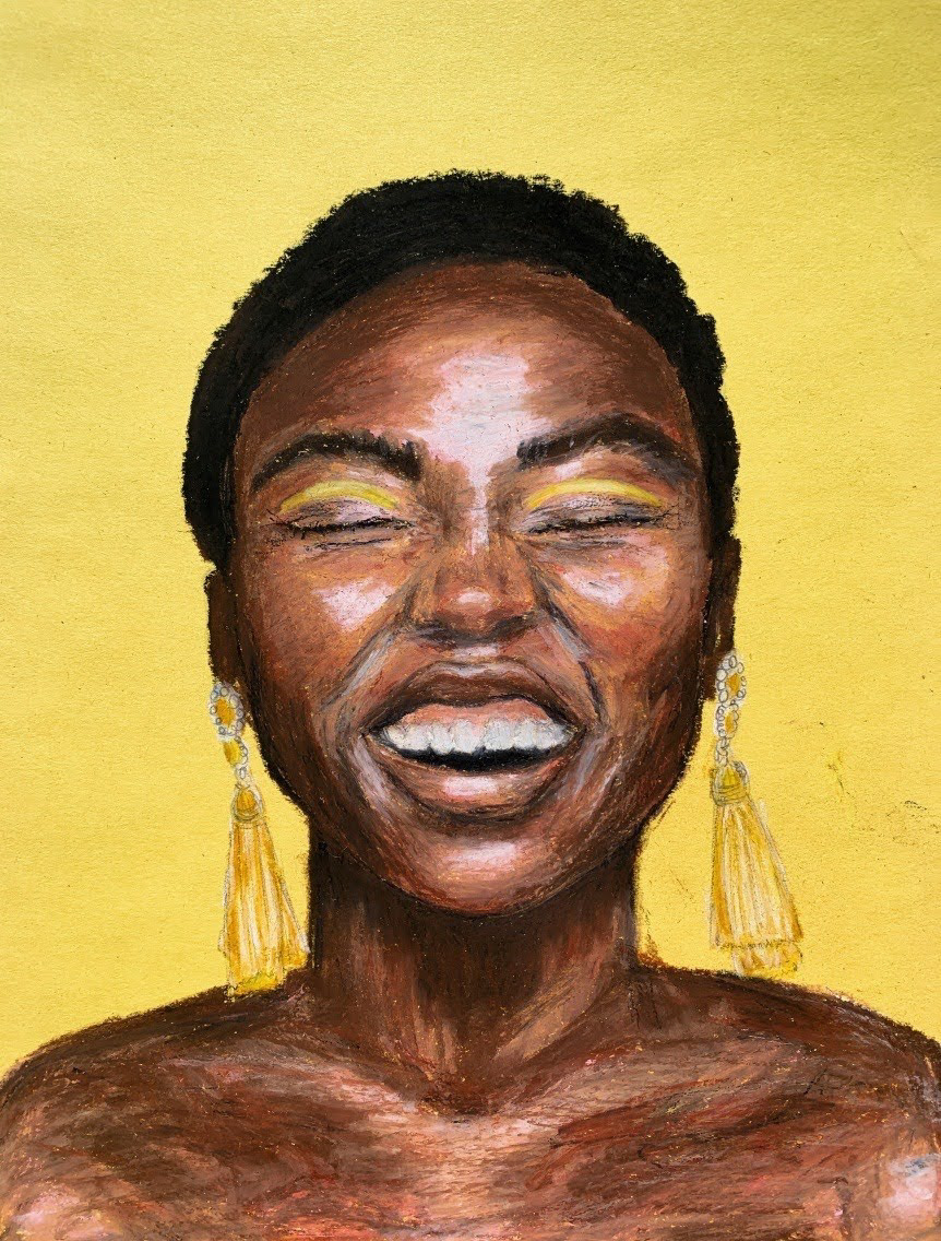 Human Oil Pastel 2: Inspired by Photo from Tara Marshell