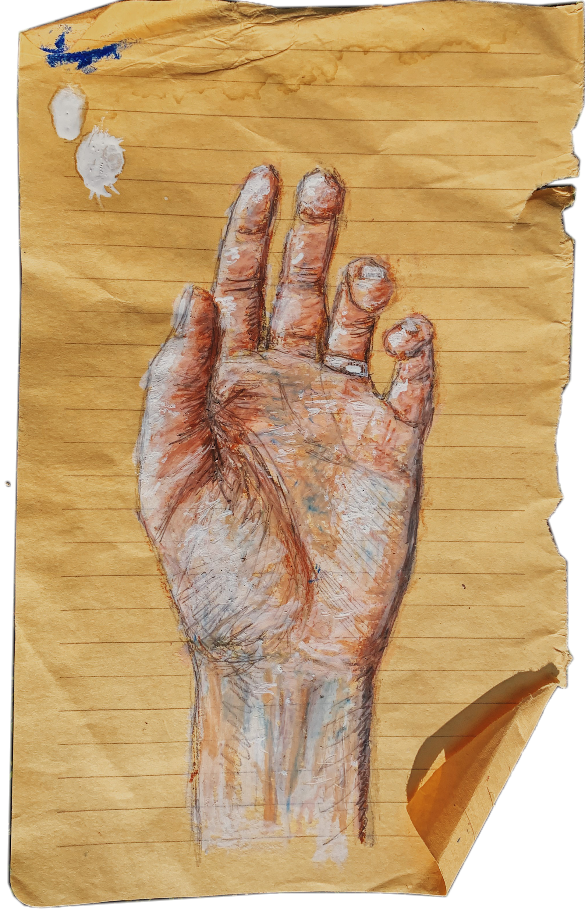 Hand Oil Pastel