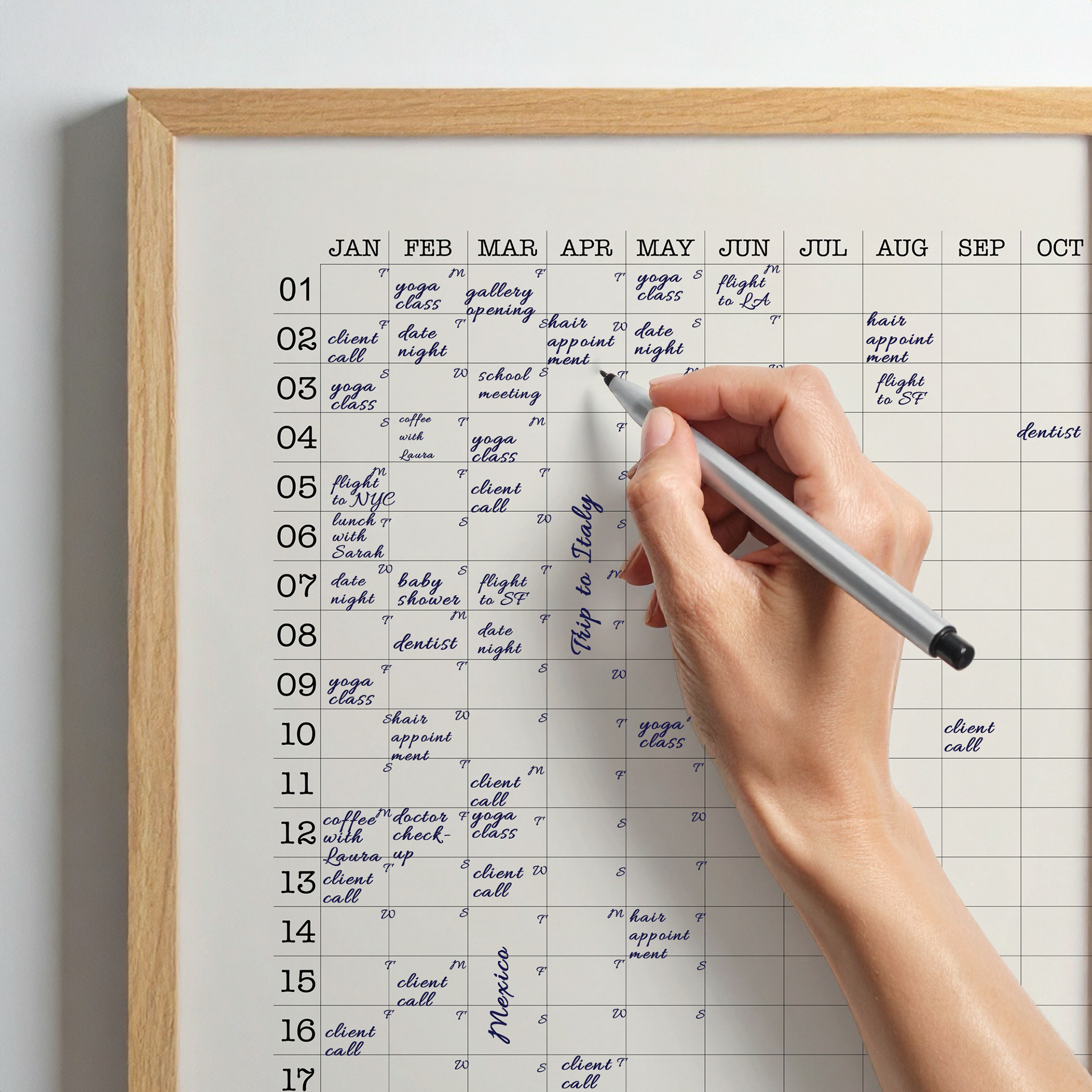 Forever Undated Calendar