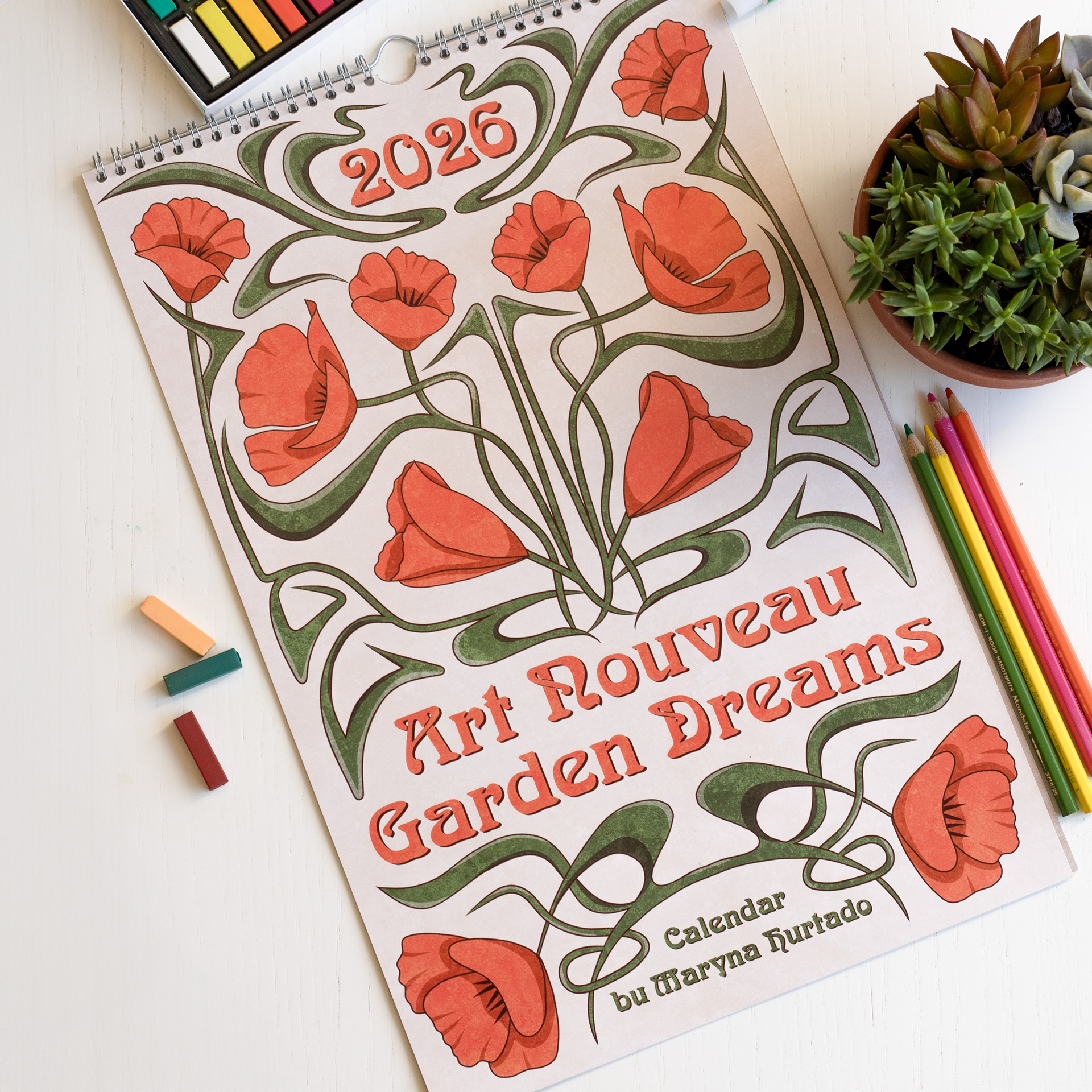 Calendar Art Nouveau